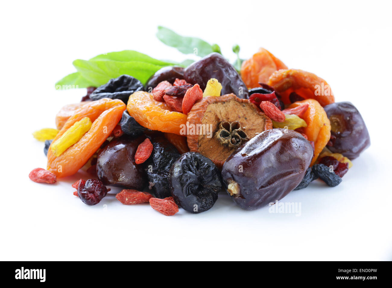 Assorted dried fruits (raisins, apricots, figs, prunes, goji