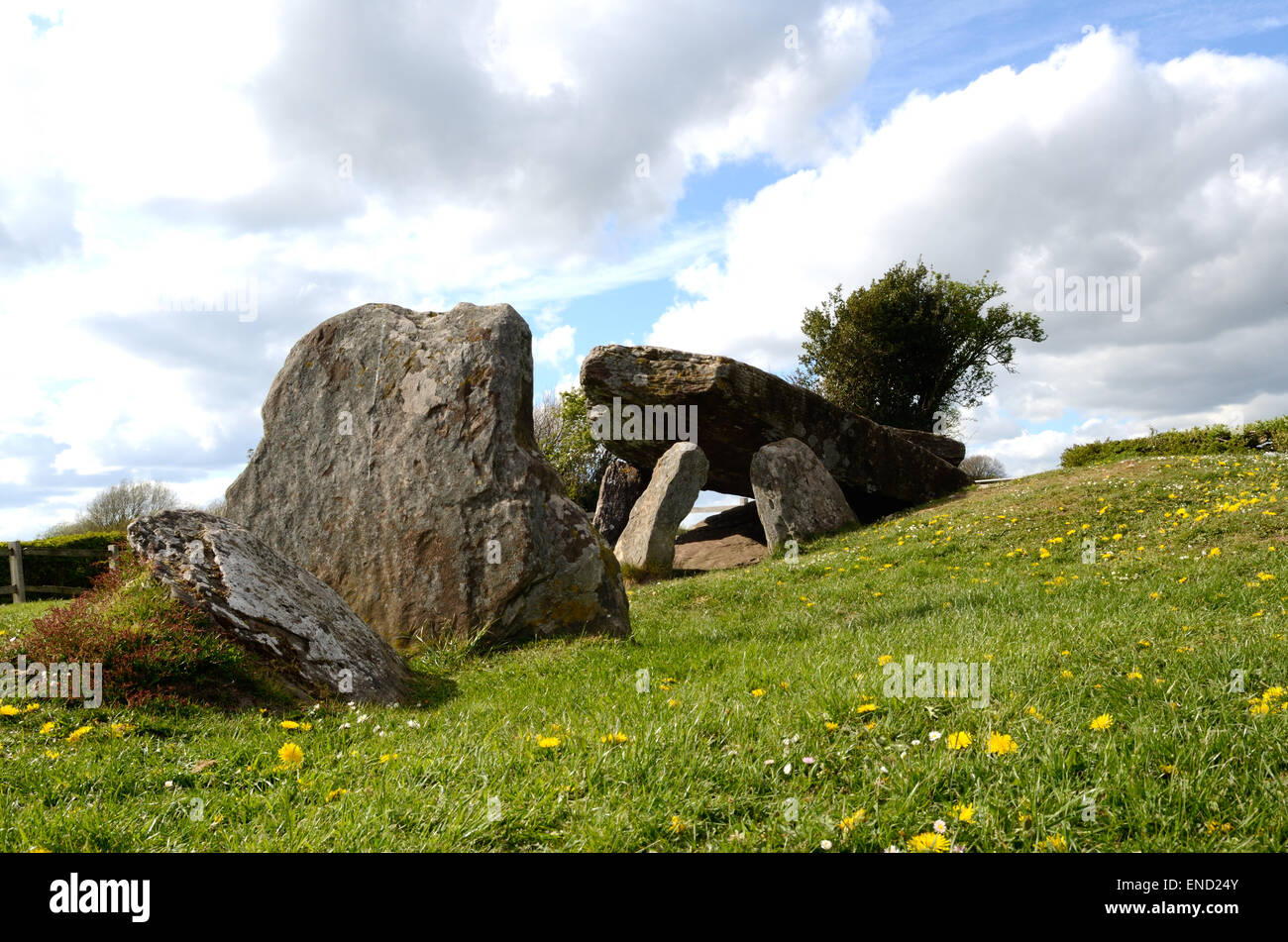 Arthurs stone dorstone herefordshire neolithic hires stock photography
