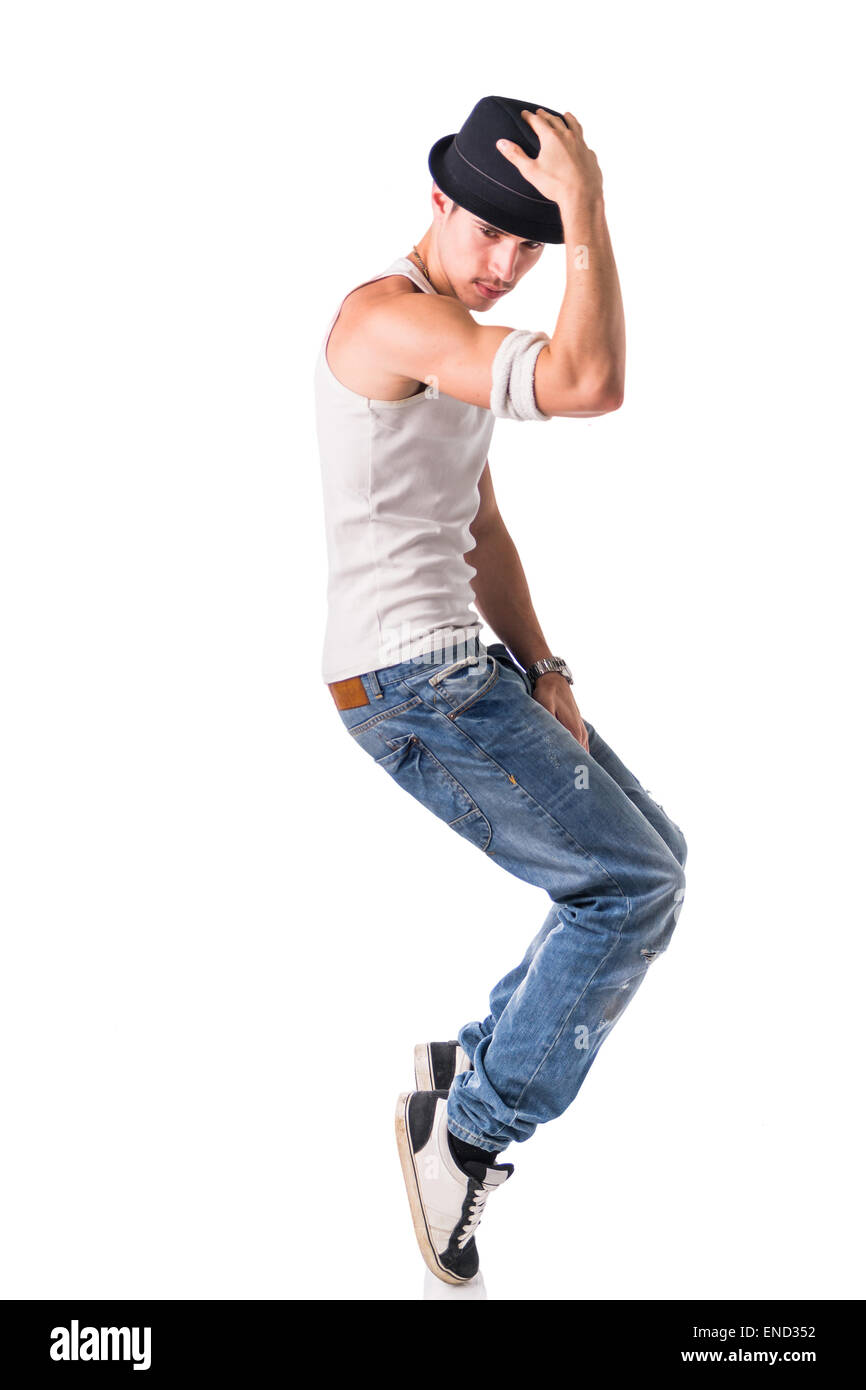 Specific Movements Rapper Hip hop dancer showing some movements Stock Photo - Alamy