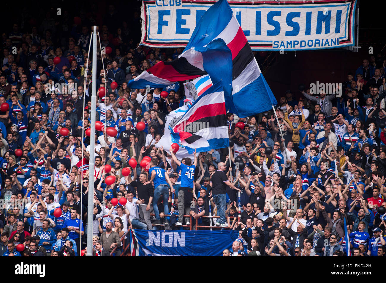 UC Sampdoria vs Genoa FC editorial stock image. Image of fans - 191404714