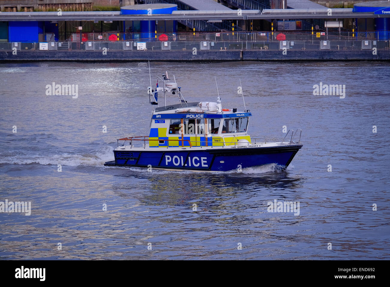 London's River Police (Metropolitan Police) Stock Photo