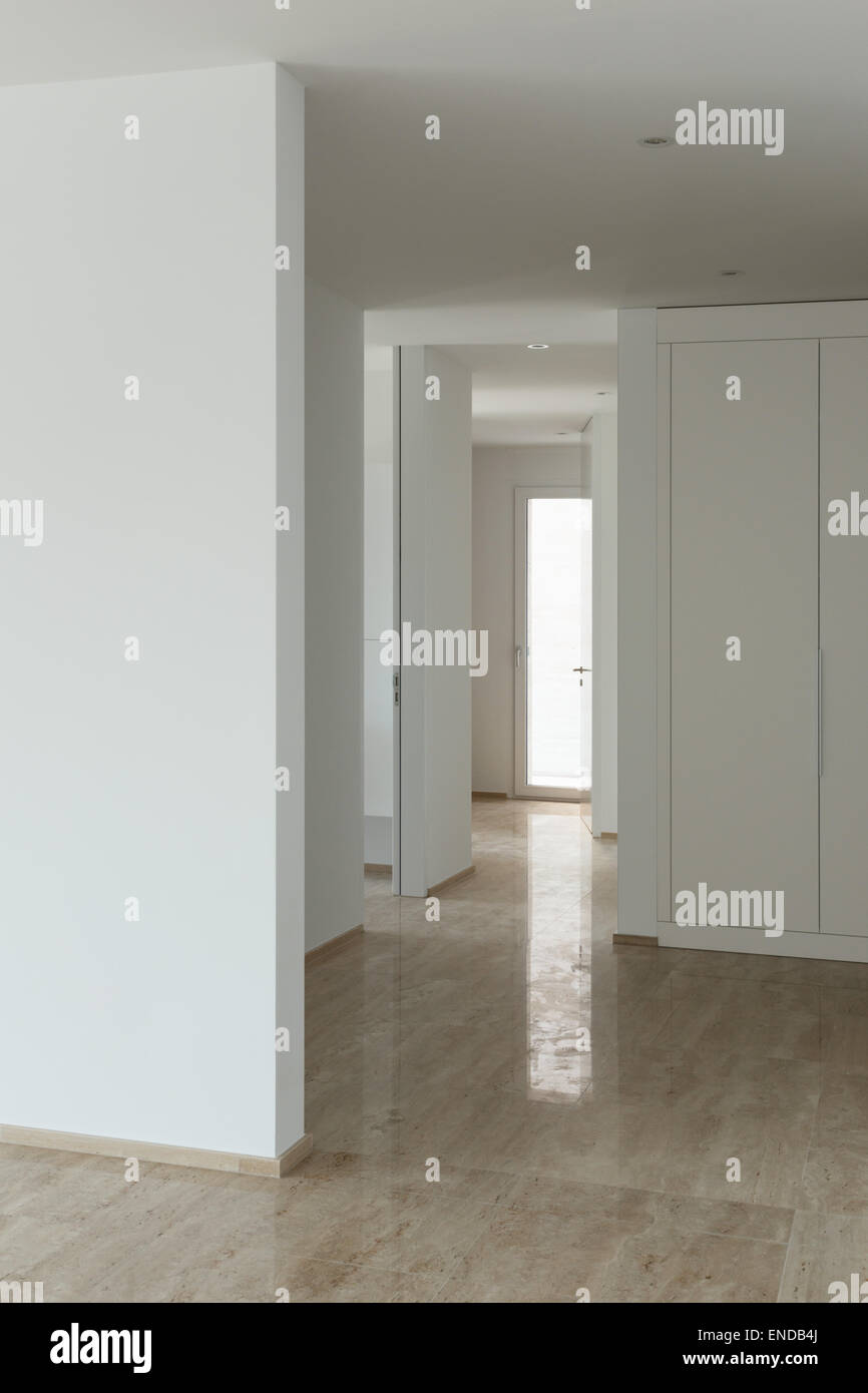 Interior, modern house, passage view Stock Photo Alamy