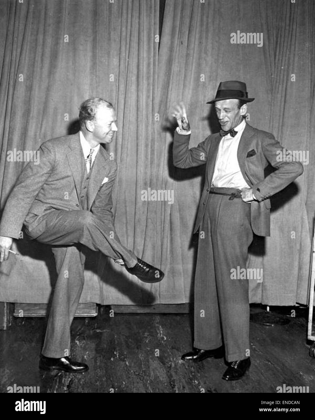 Red Barber and Fred Astaire - Tallahassee Stock Photo