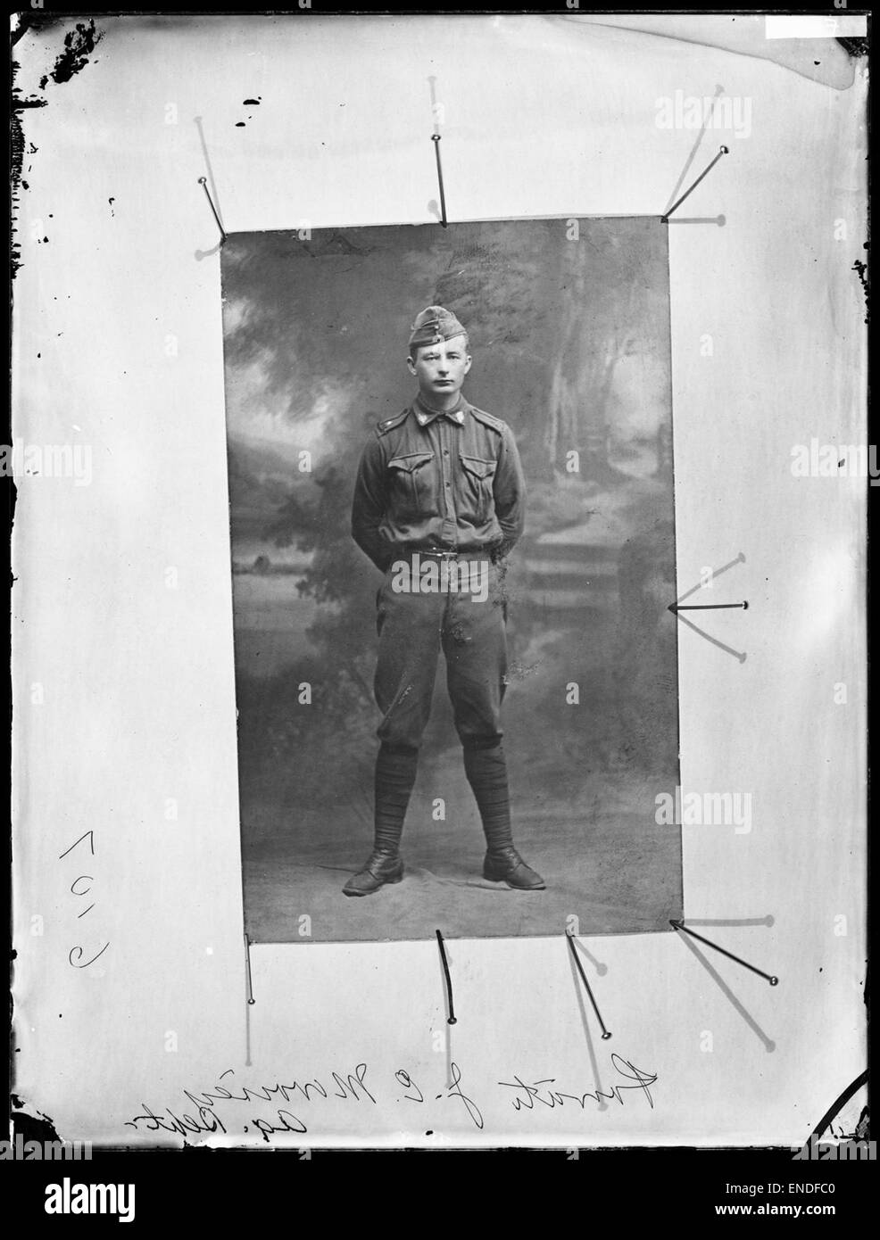 Private J.C. Morrisey - Deceased soldiers, Agriculture Department Stock Photo