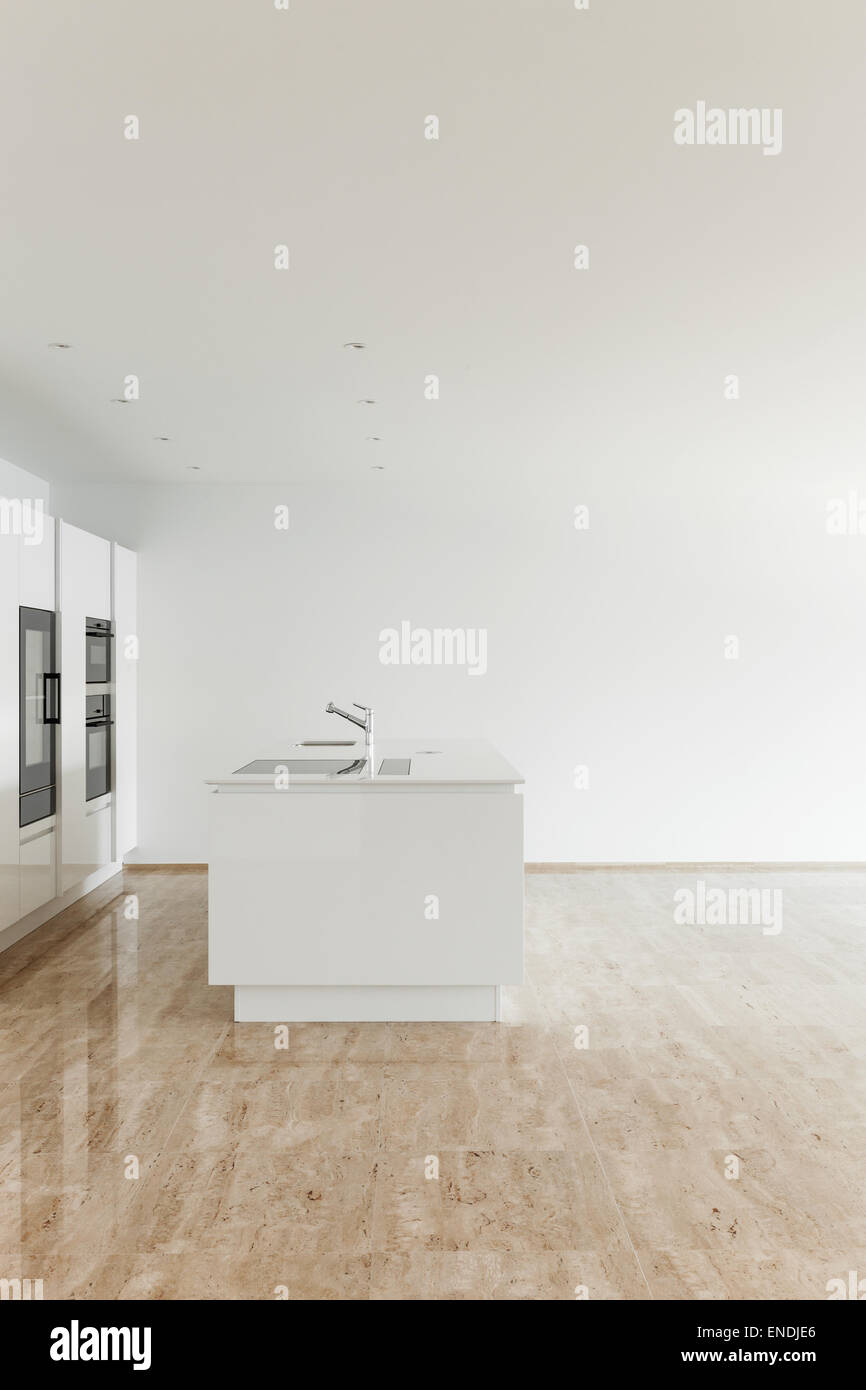 beautiful house, view of modern kitchen Stock Photo - Alamy