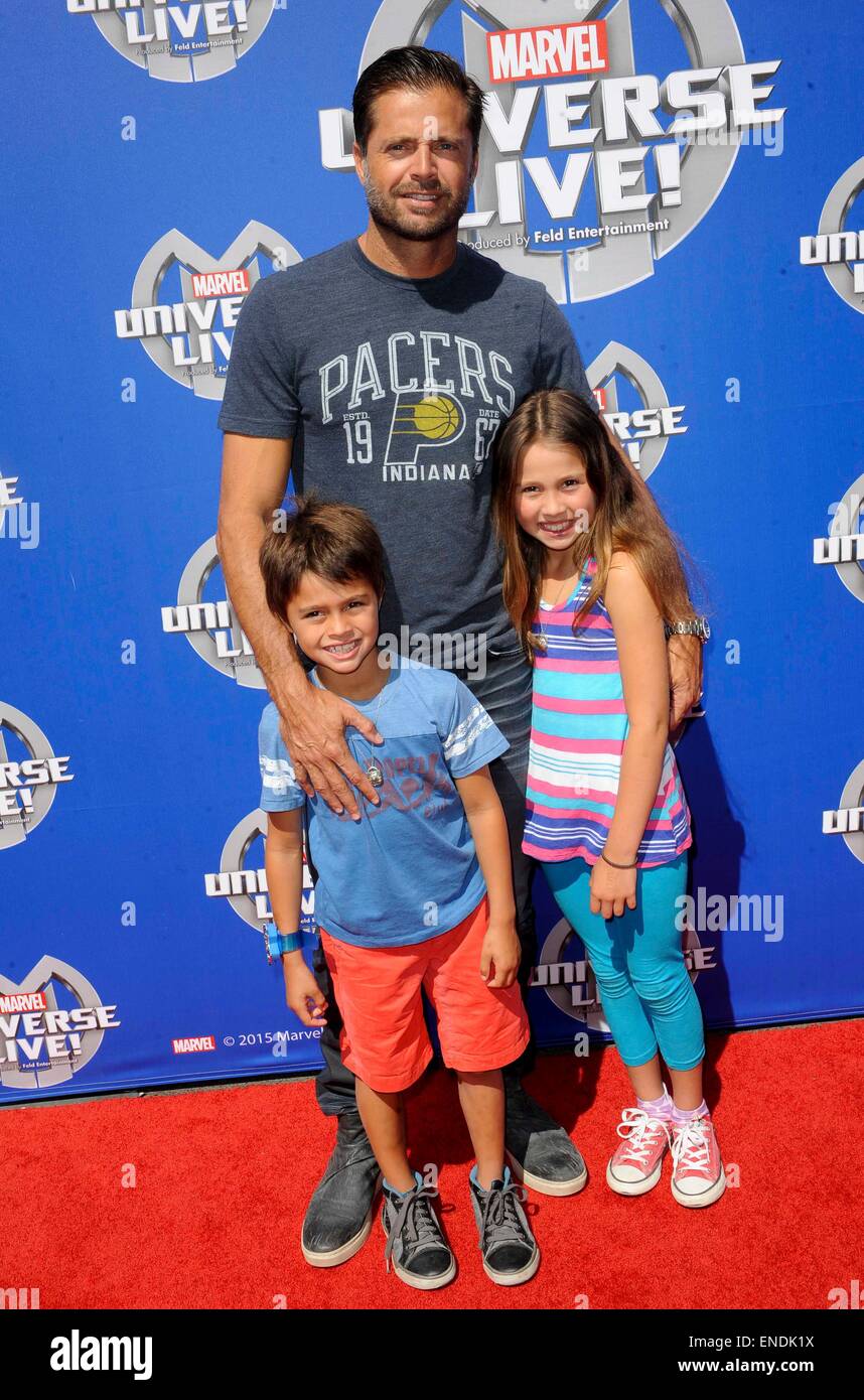 Inglewood, Los Angeles, USA. 2nd May, 2015. David Charvet attends Marvel Universe LIVE! Celebrity premiere at The Forum on May 2, 2015 in Inglewood Los Angeles Credit:  dpa picture alliance/Alamy Live News Stock Photo