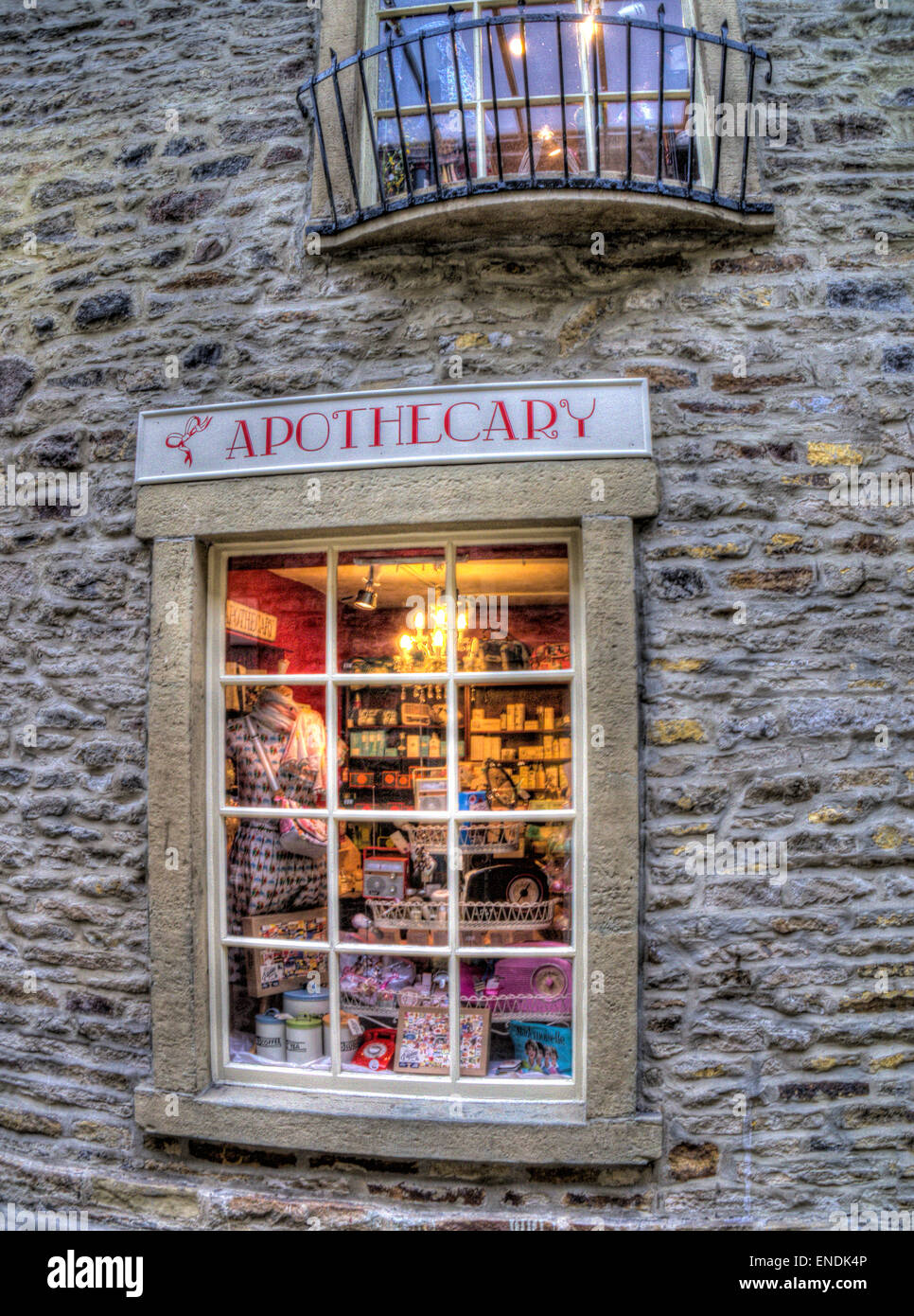 Explore the old Apothecary shop Stock Photo