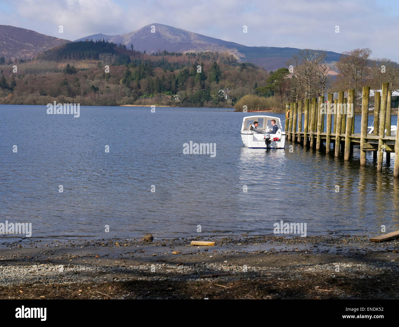 Derwent water Lake district Cumbria England Stock Photo