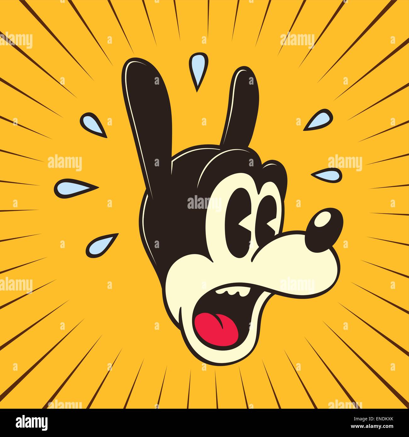 Cartoon character retro hi-res stock photography and images - Alamy