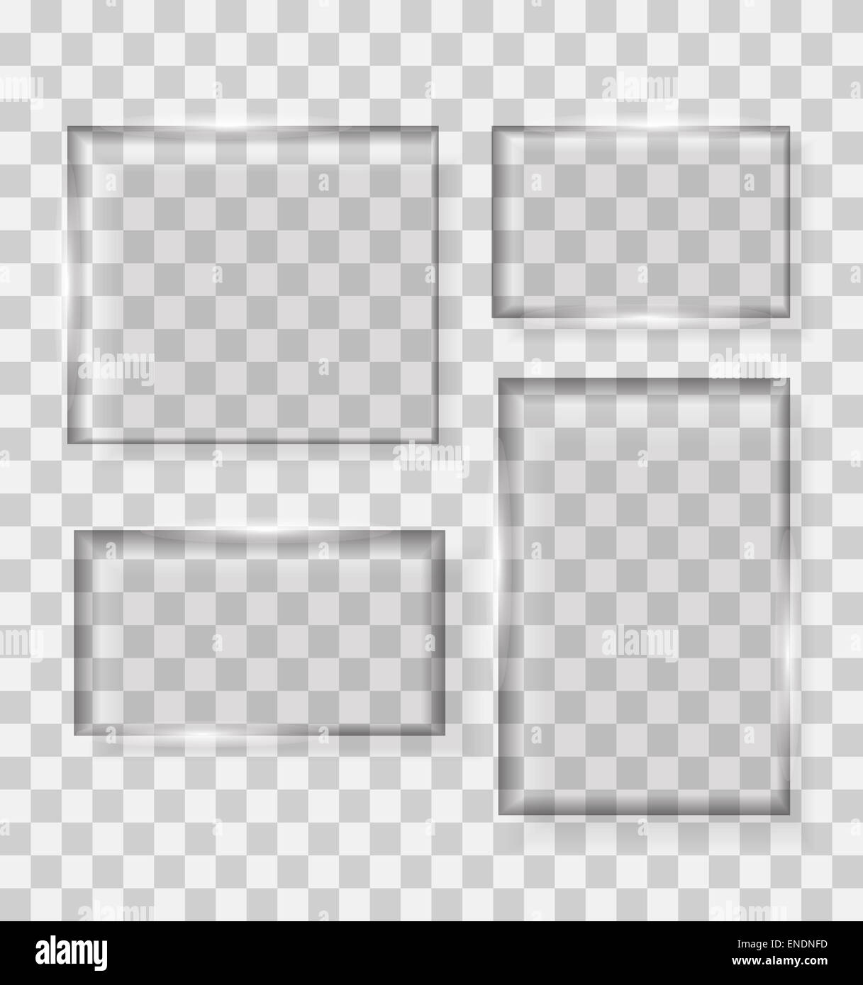 Glass Transparency Frame Vector Illustration EPS10 Stock Photo - Alamy