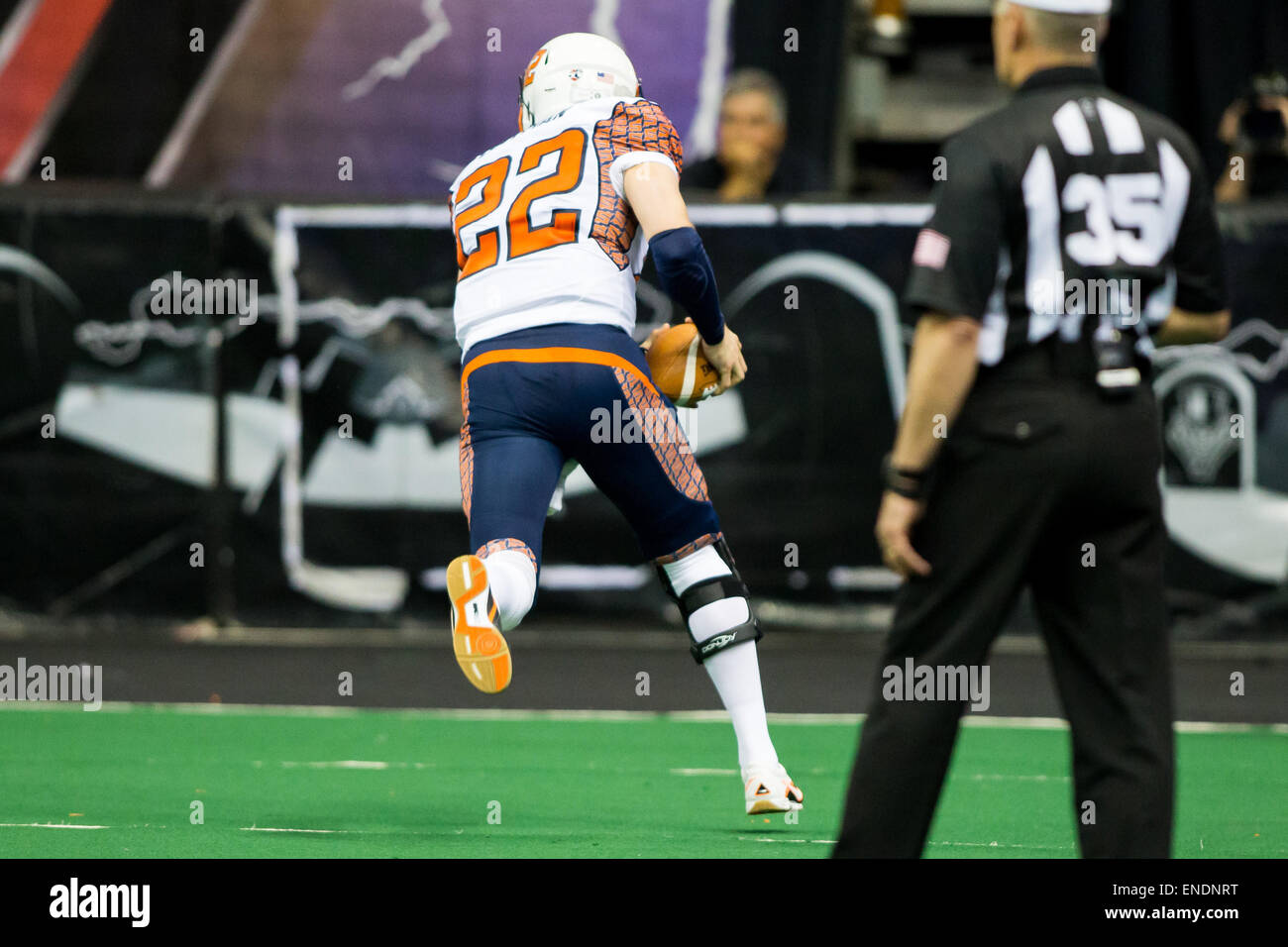 New Orleans, LA, USA. 2nd May, 2015. Spokane Shock qb Carson Coffman