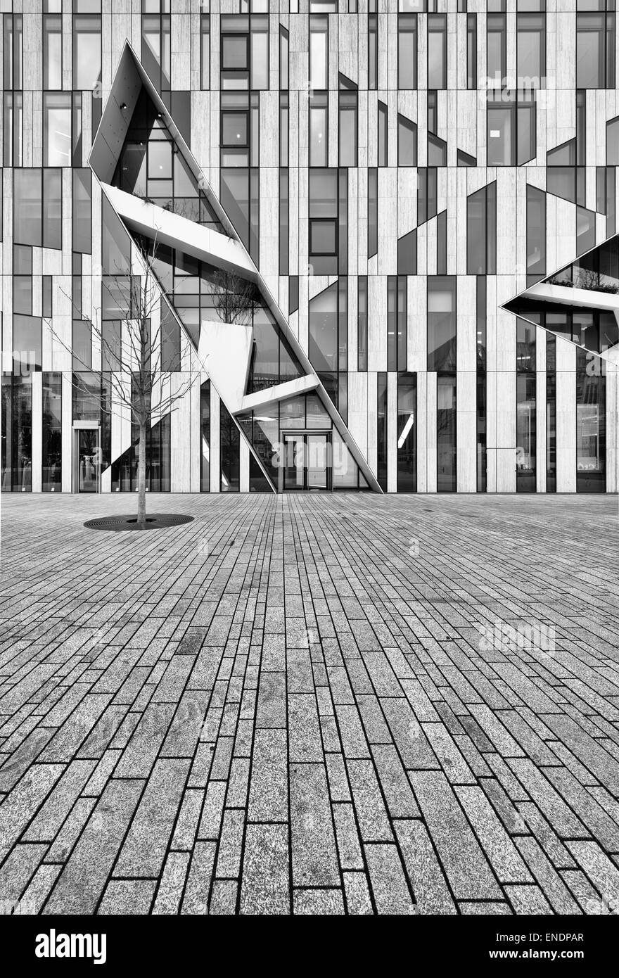 Kö-Bogen in Düsseldorf. Architect Daniel Libeskind Stock Photo