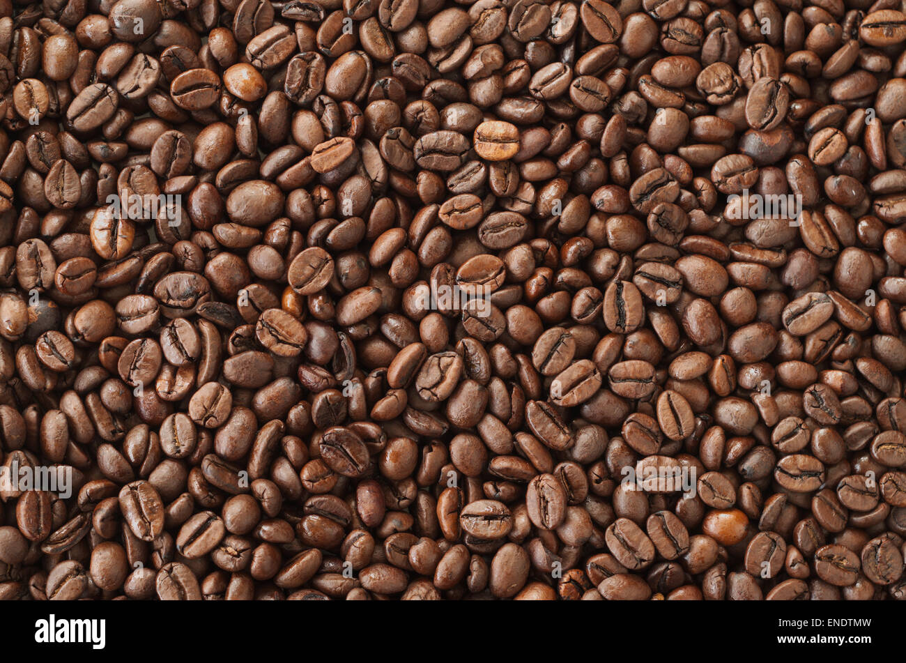 Roasted coffee beans, background texture Stock Photo