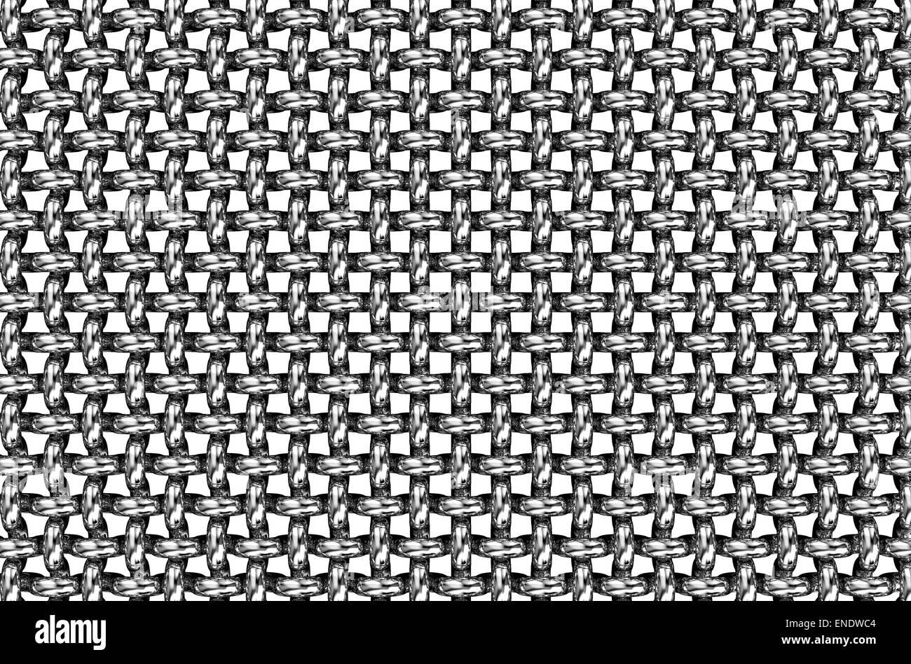 metallic texture pattern of mesh Stock Photo