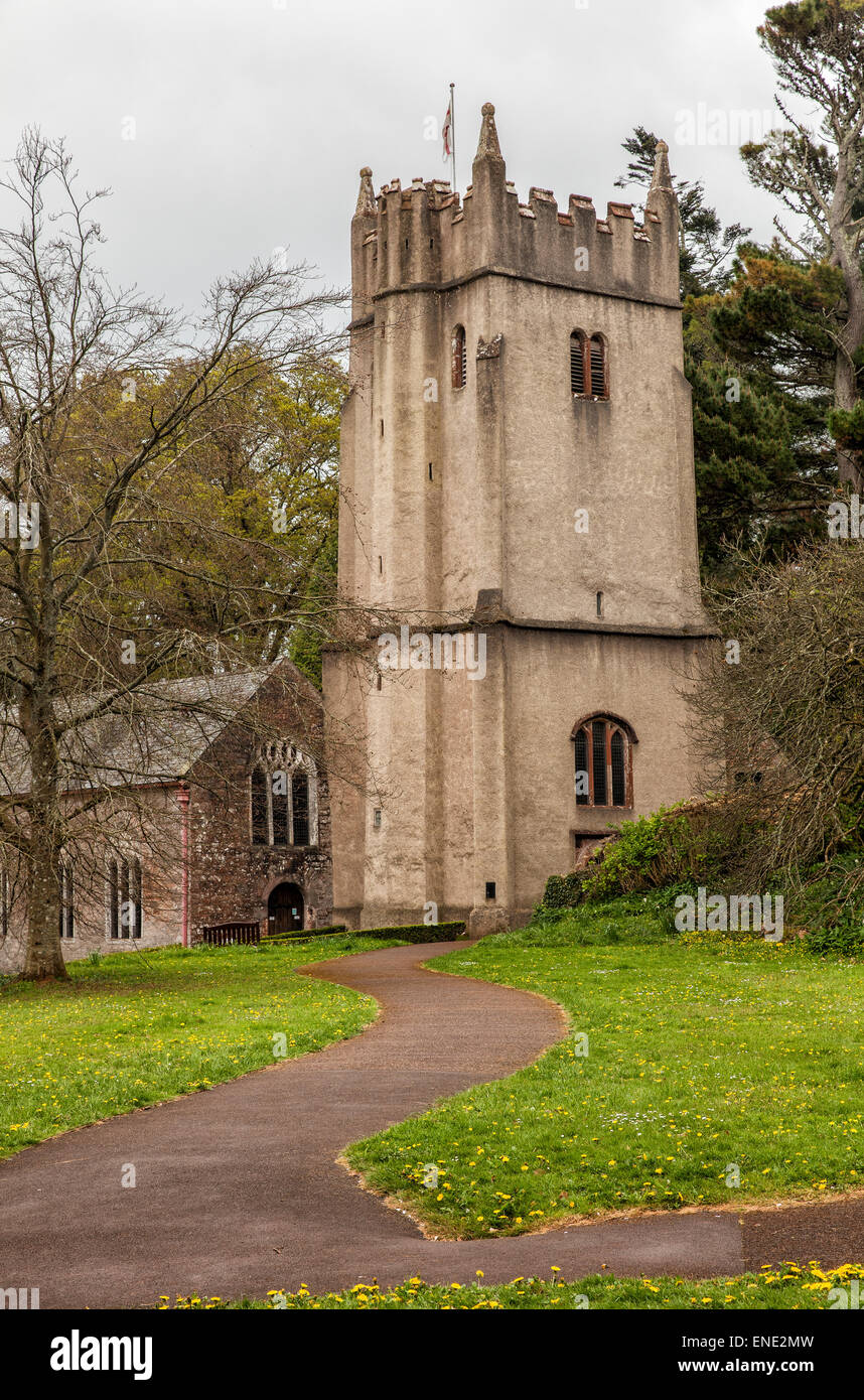 Cockington Parish Church the 1000 year old Norman church in the grounds ...