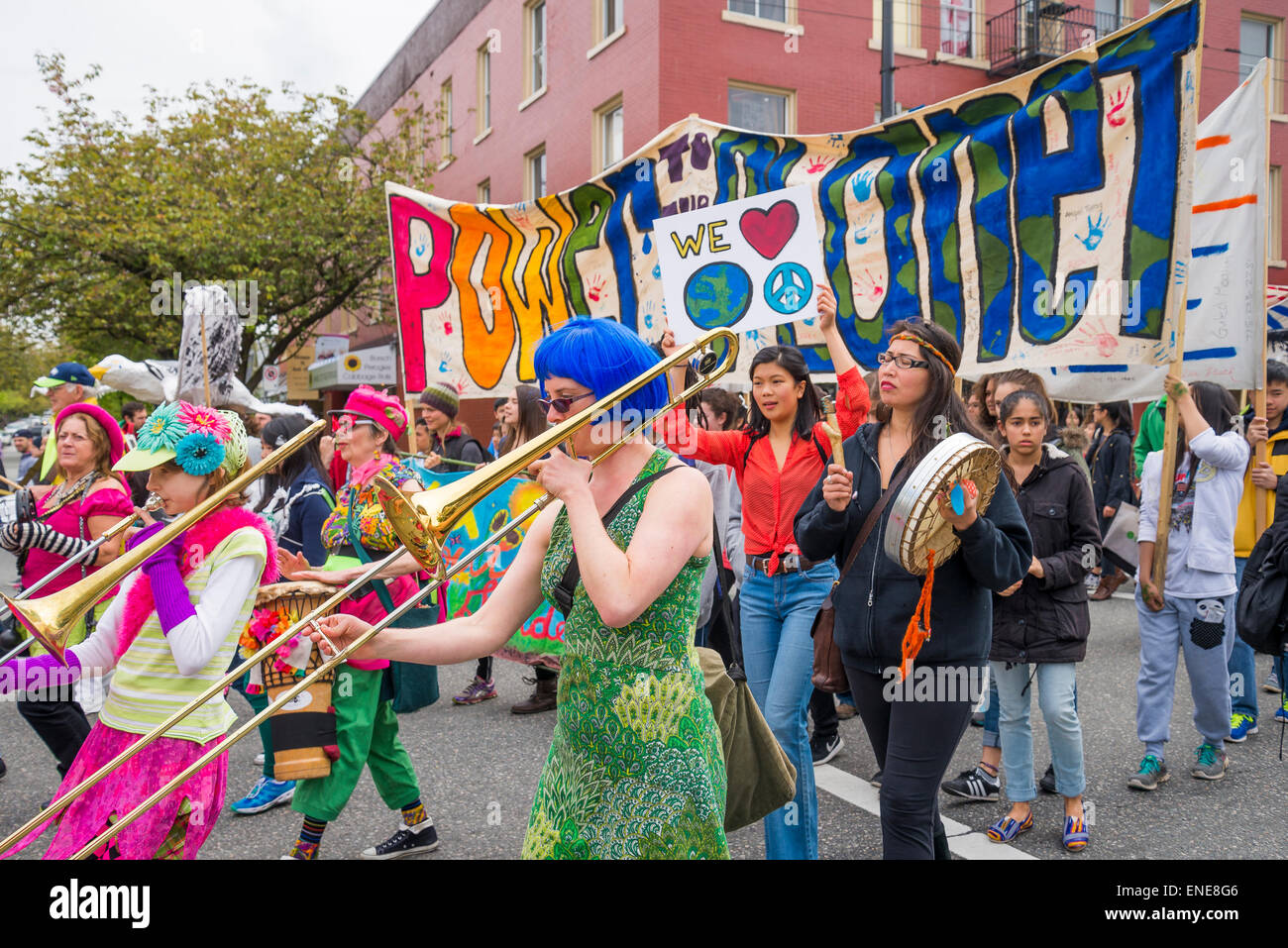 2015 Earth Day Parade and Festival Commercial Drive, Vancouver, B.C