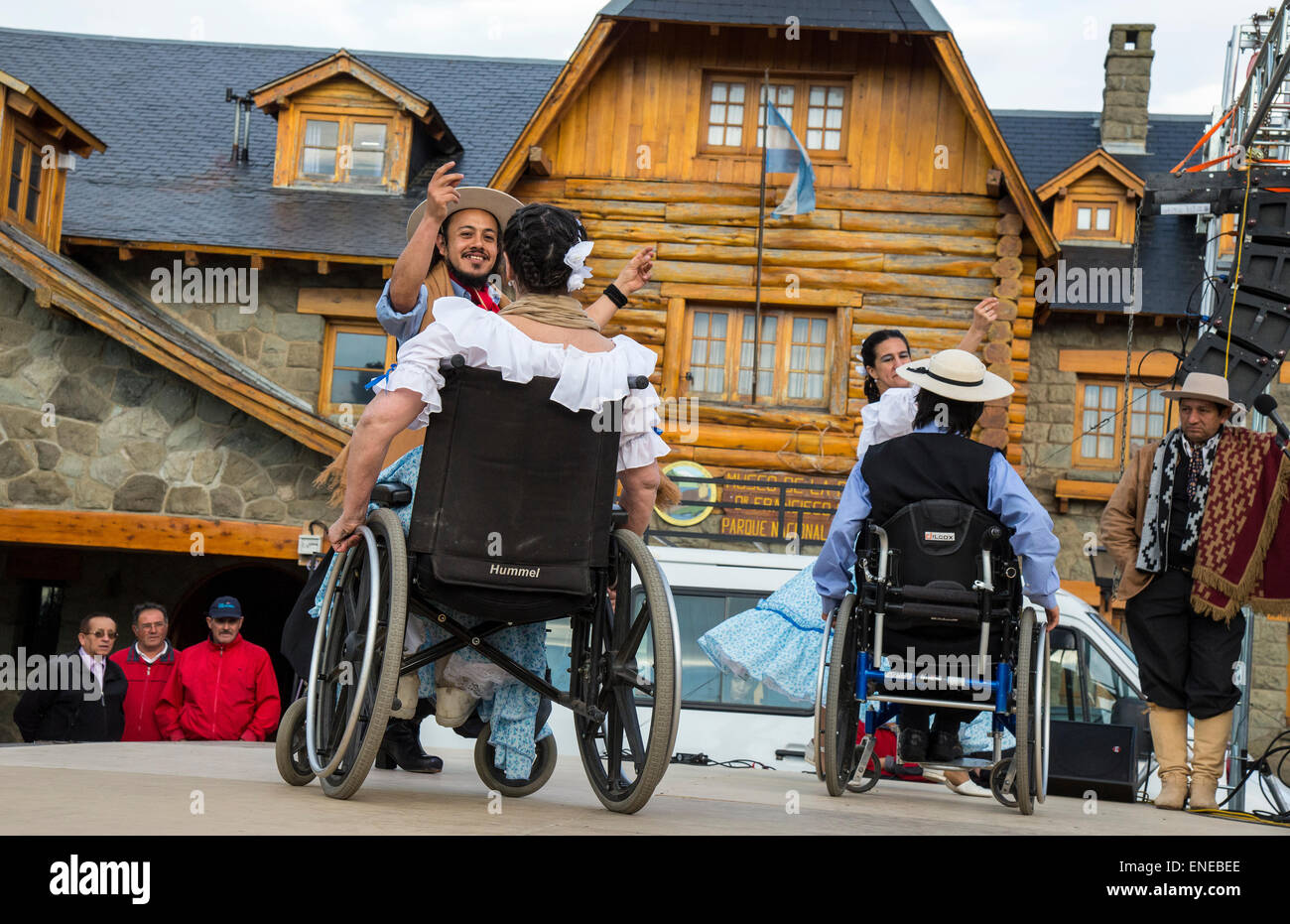 Gaucho celebration in Patagonia, Argentina Stock Photo