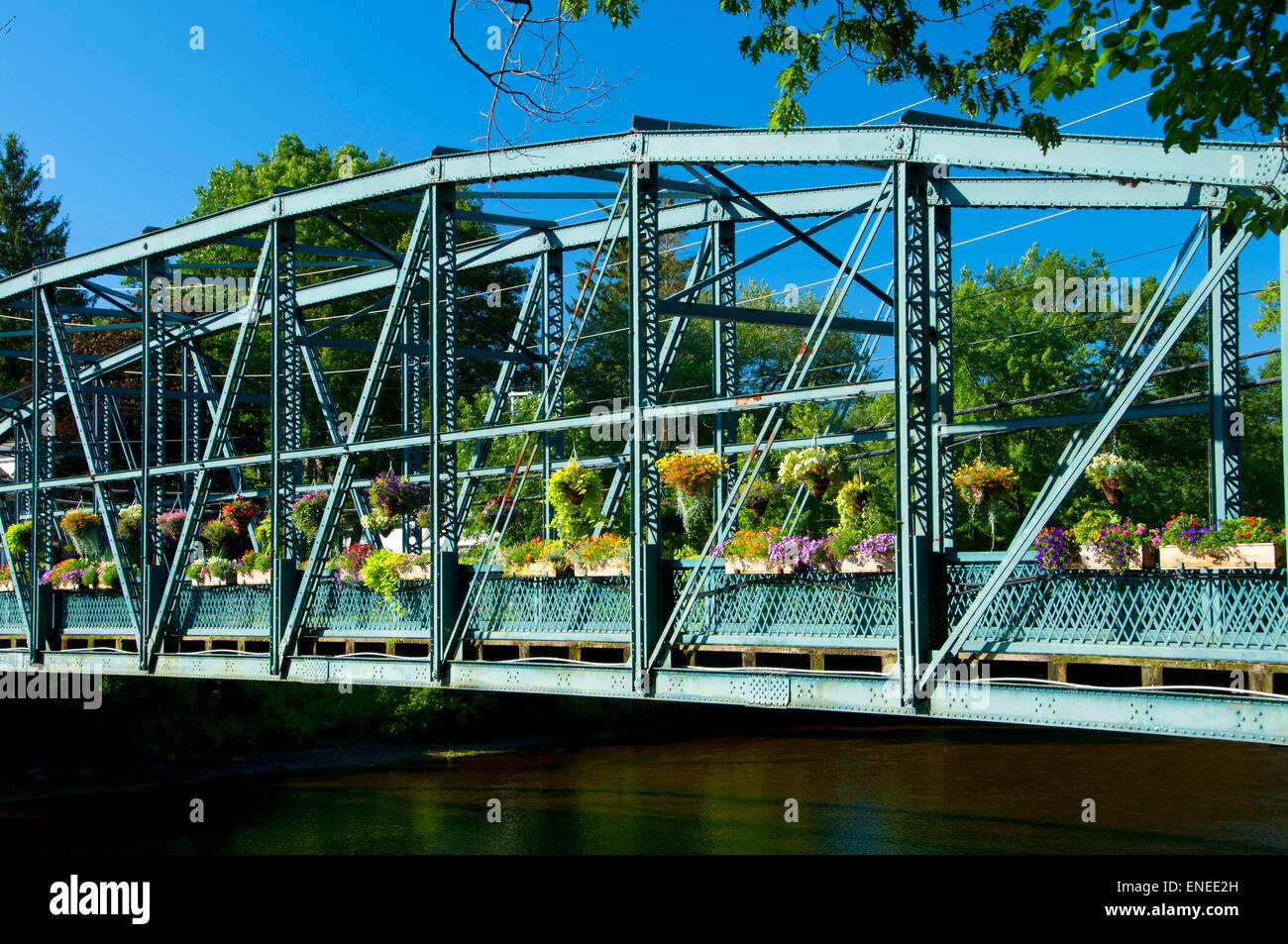 Old Drake Hill Flower Bridge, Simsbury, Connecticut Stock Photo Alamy