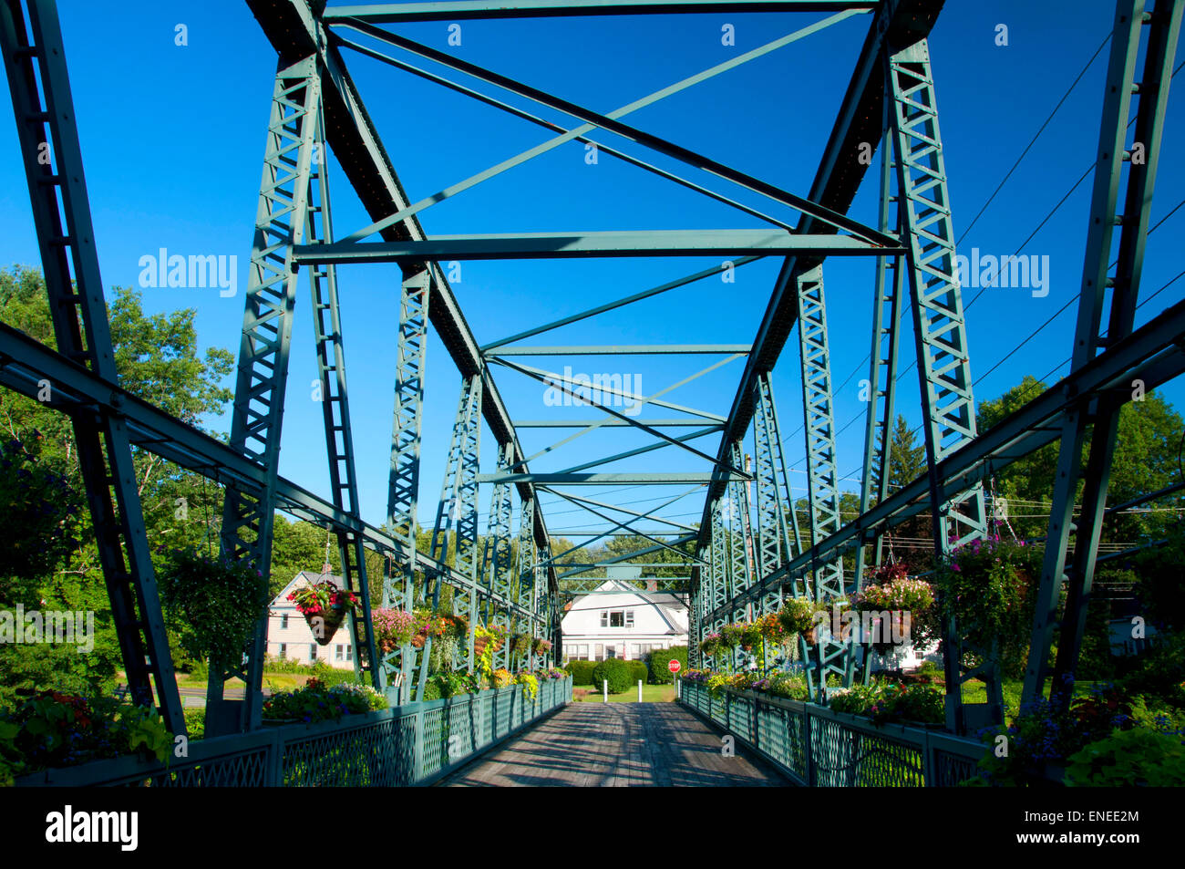 Old Drake Hill Flower Bridge, Simsbury, Connecticut Stock Photo Alamy