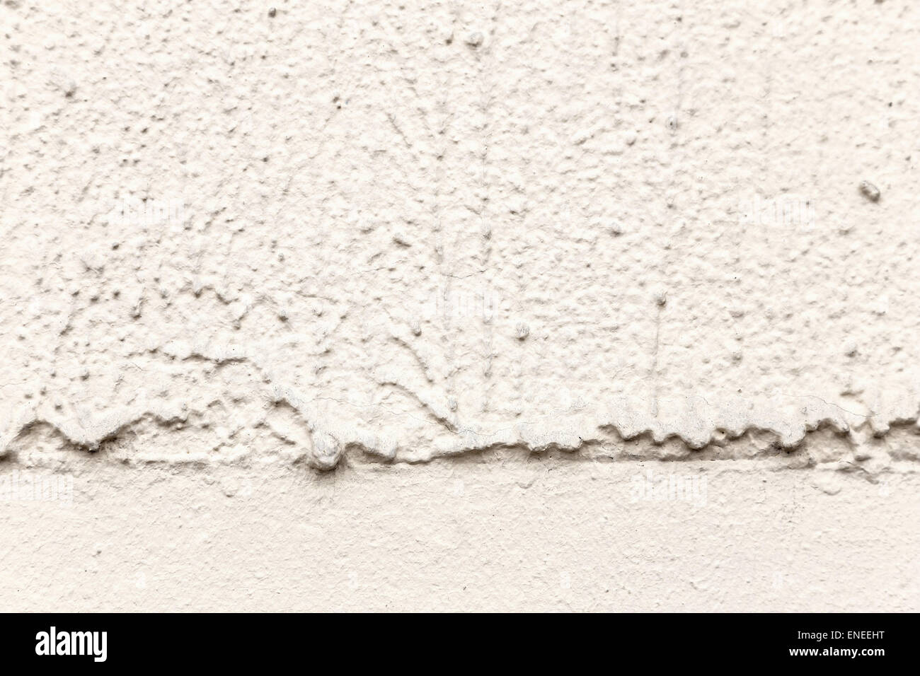 Grunge plaster cement or concrete wall texture white and gray color Stock Photo