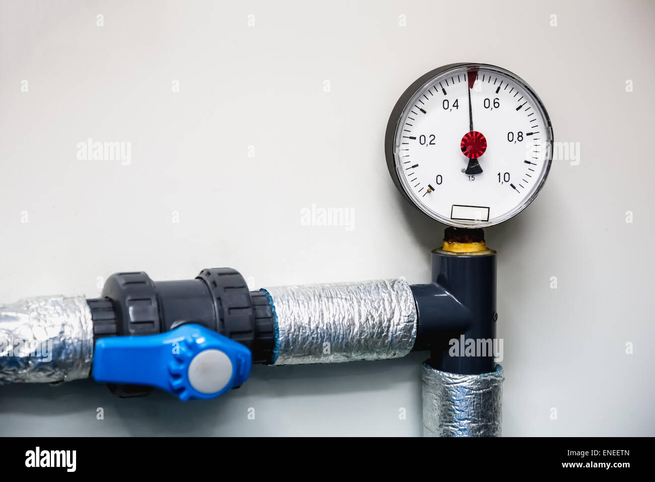 Manometer on pharmaceutical industry or chemical plant Stock Photo Alamy