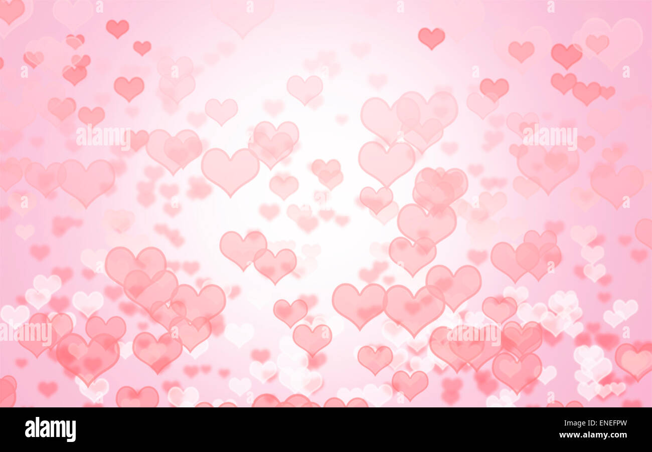 pink tone bokeh of valentine day Stock Photo - Alamy