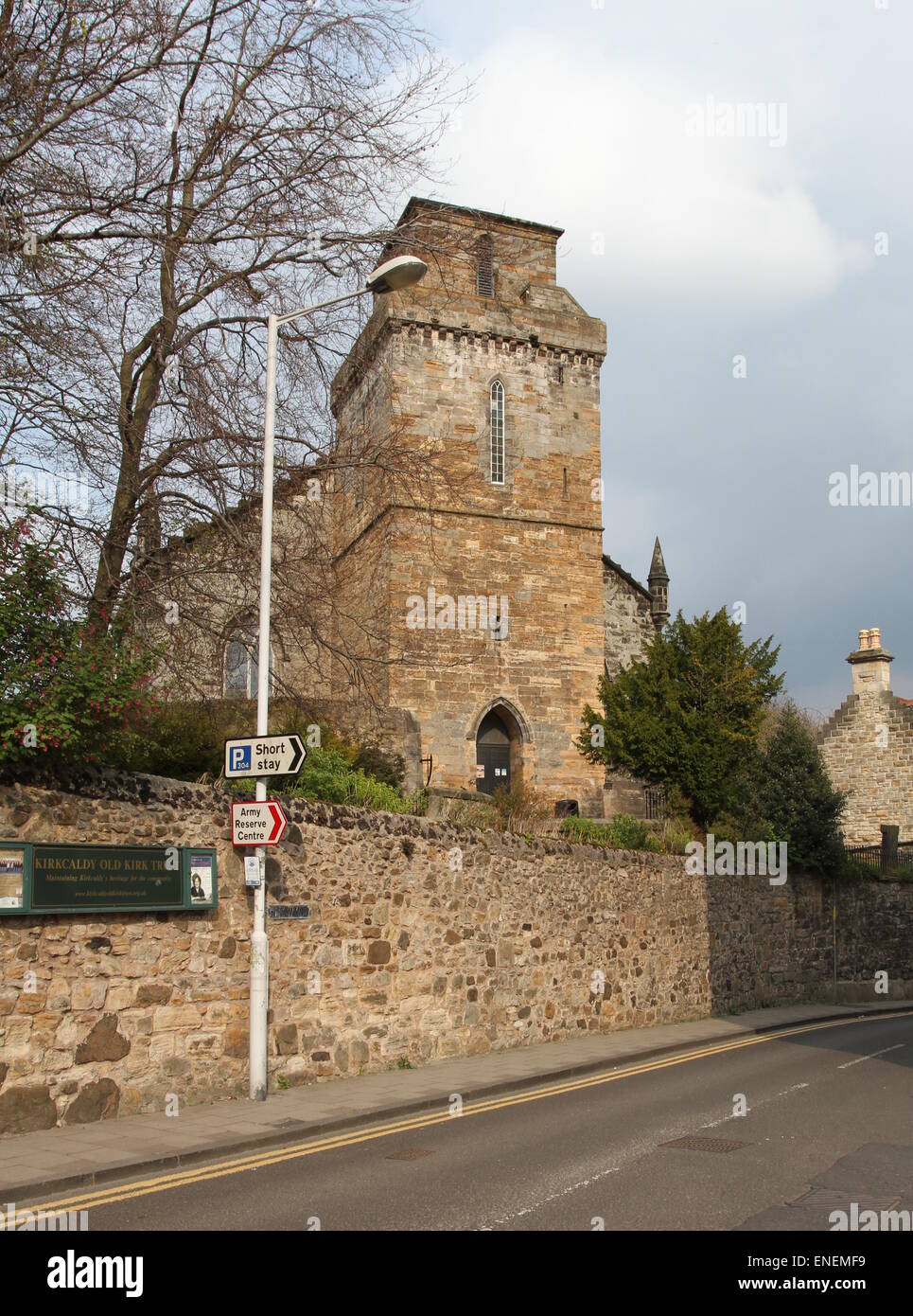 Old Parish Church Kirkcaldy Fife Scotland April 2015 Stock Photo Alamy