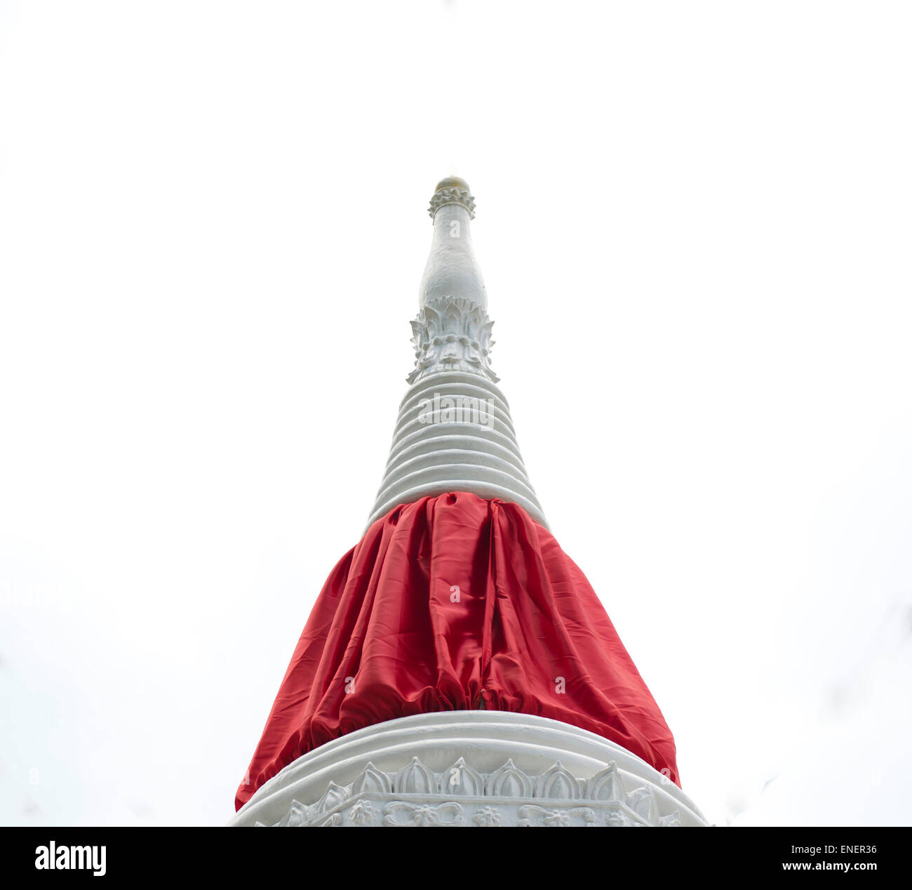 stupa color of Kokred Nonthaburi Thailand Stock Photo Alamy