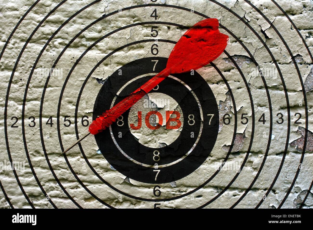 Job target concept Stock Photo Alamy