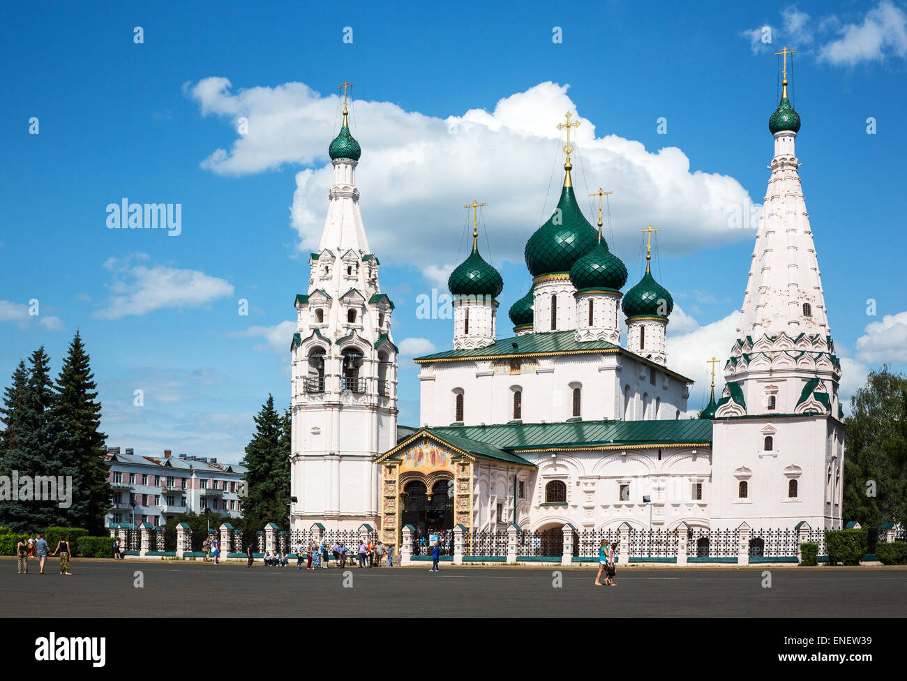Russia, Yaroslavi, the church of Elija the Prophet Stock Photo