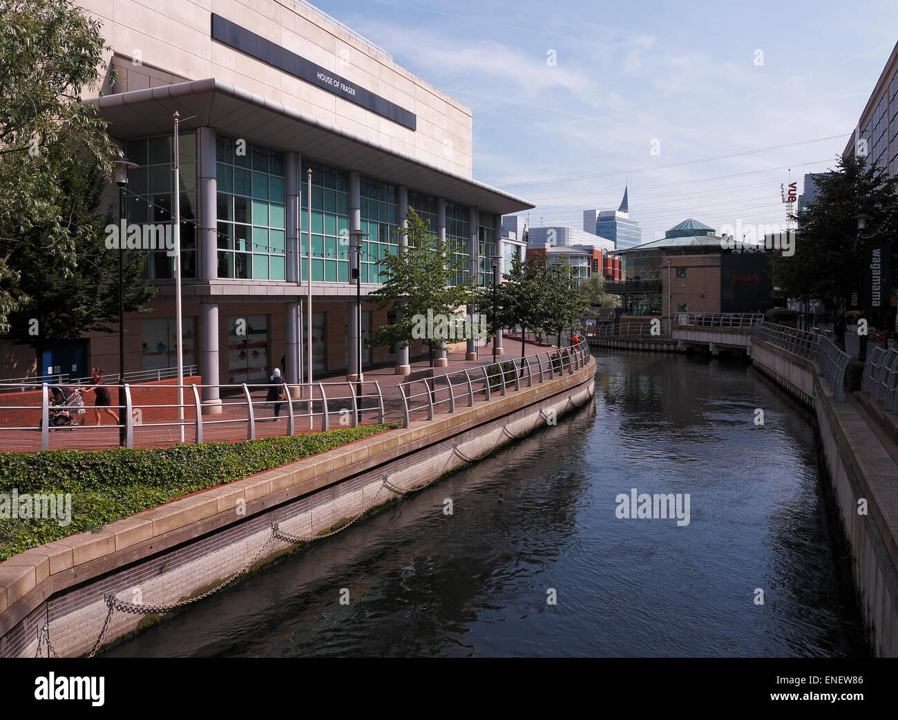 The Oracle Shopping Centre on the River Kennet Reading Berkshire England UK Stock Photo