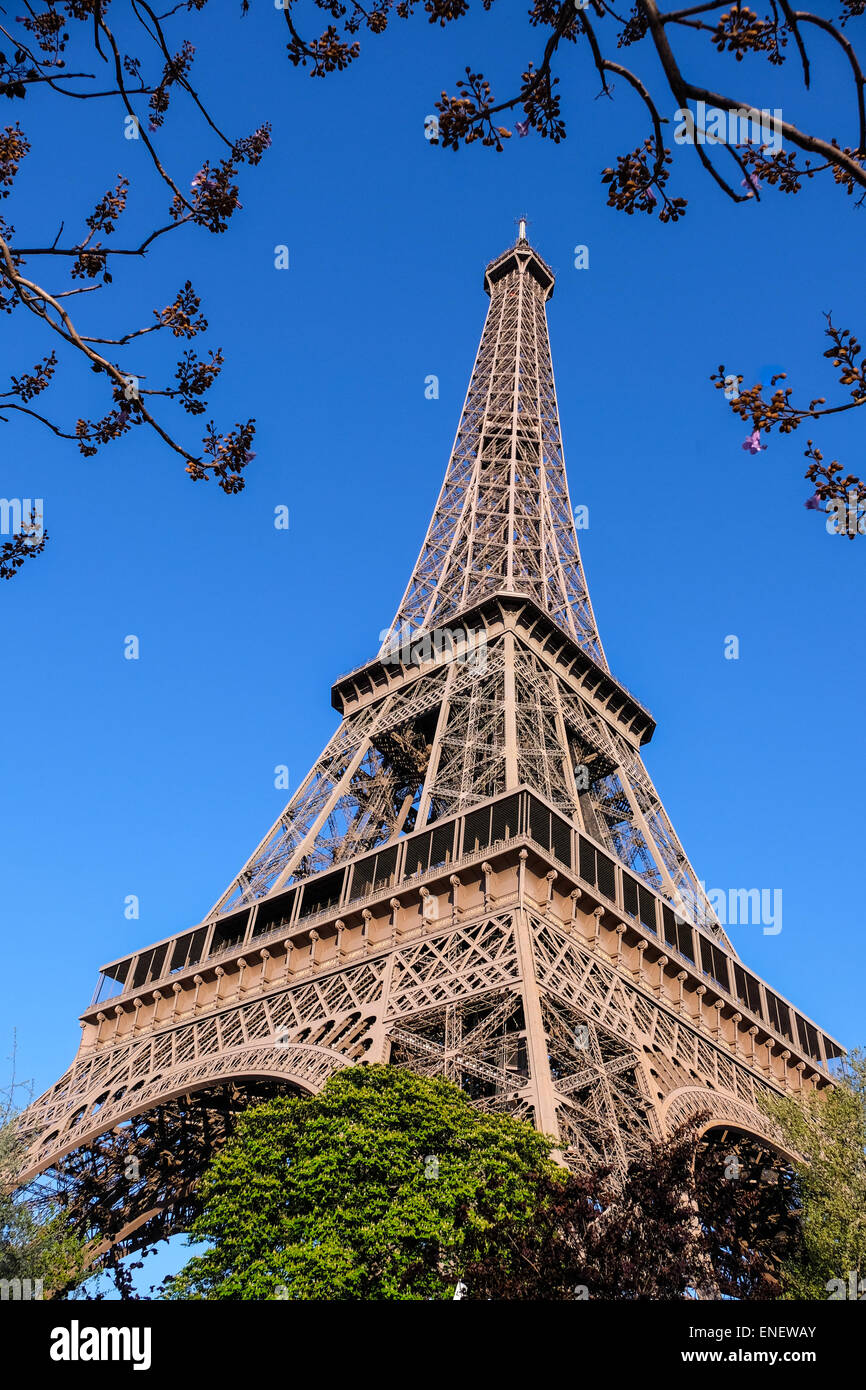 France Paris, the Tour Eiffel Stock Photo