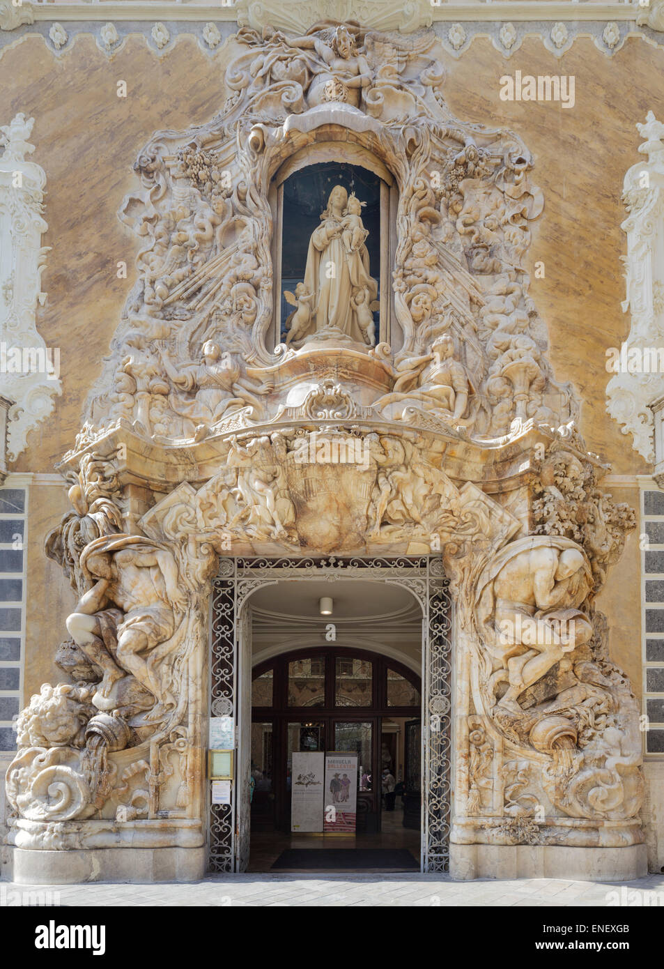 entrance to the National Ceramics Museum Gonzalez Marti, Valencia, Spain Stock Photo