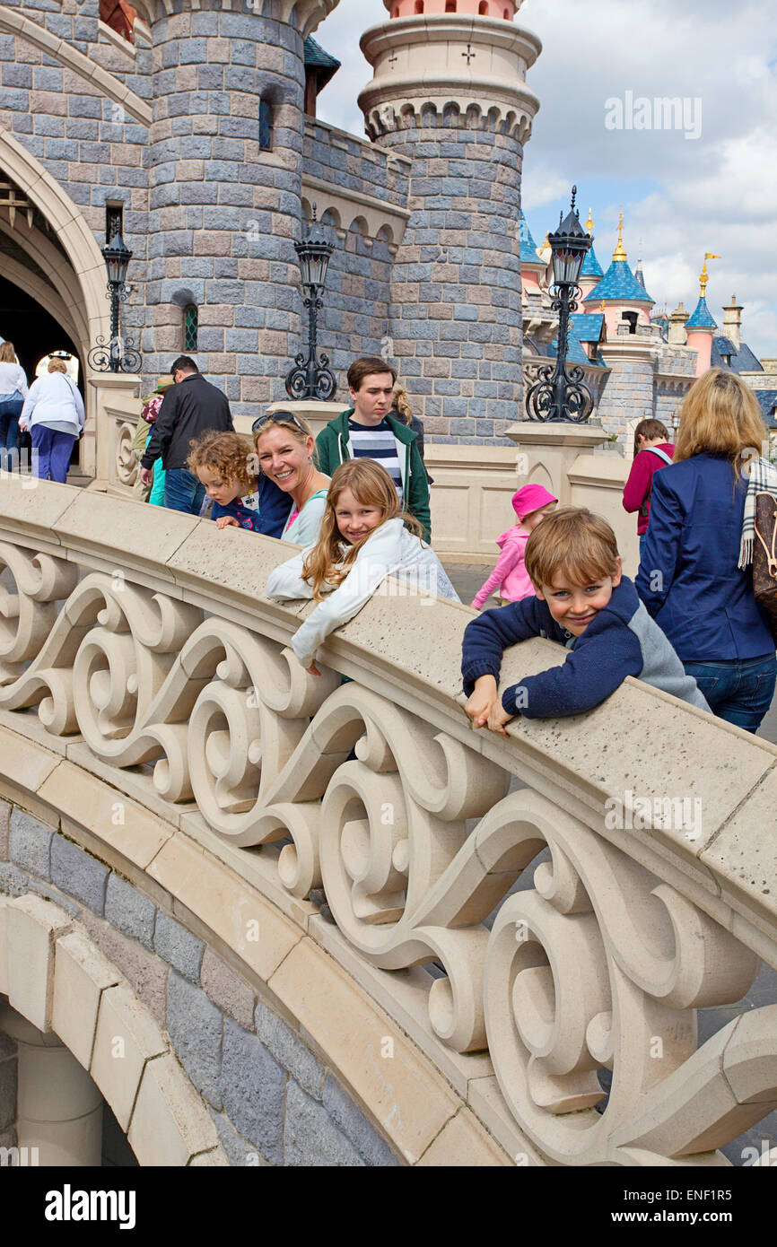 Sleeping Beauty castle, Disneyland Paris Stock Photo