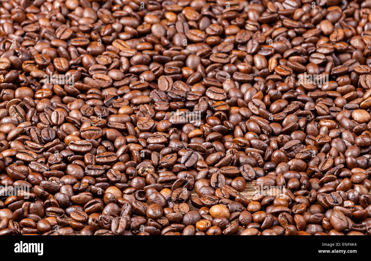 Natural background made of coffee beans Stock Photo Alamy