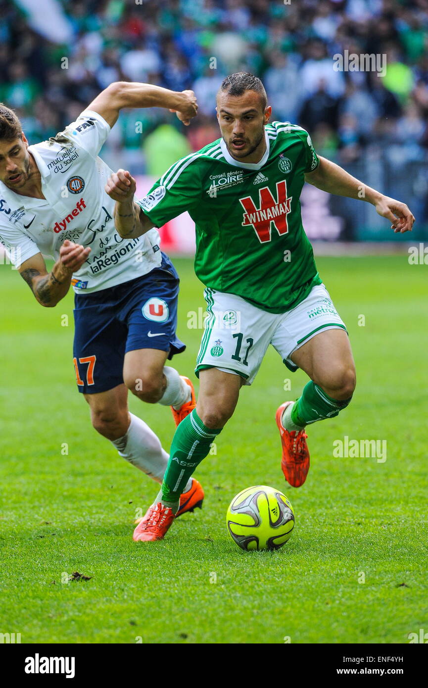 Yohan Mollo - 26.04.2015 - Saint Etienne / Montpellier - 34eme journee de  Ligue 1.Photo : Jean Paul Thomas / Icon Sport Stock Photo - Alamy
