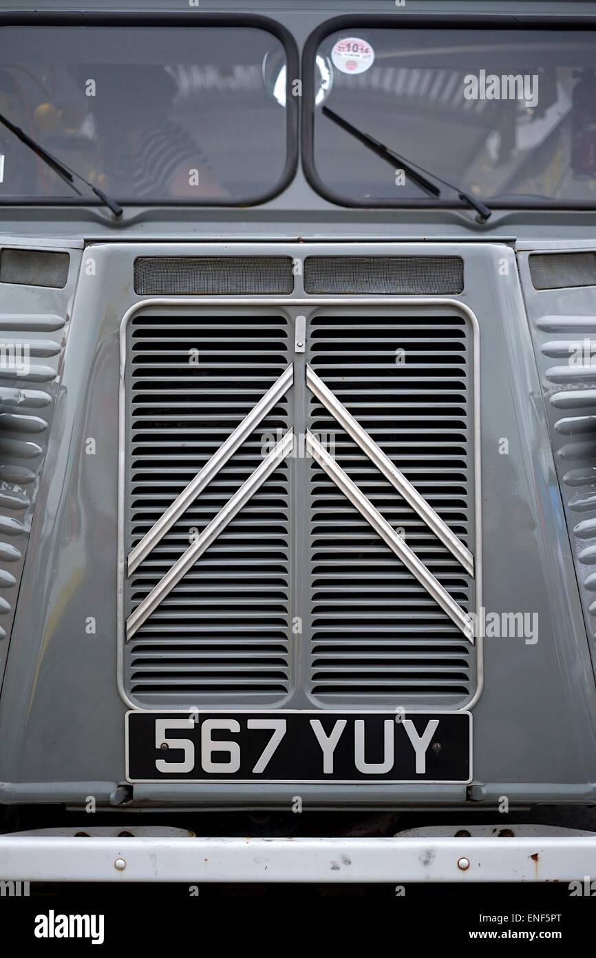 Old Citroen H-Van front end Stock Photo