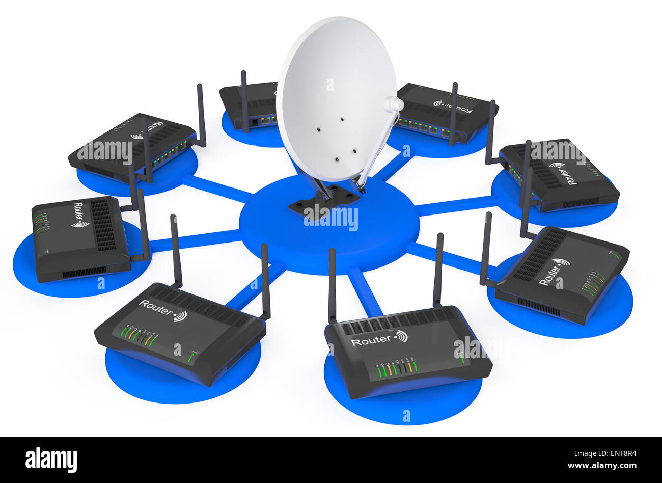 network connect concept isolated on white background Stock Photo Alamy