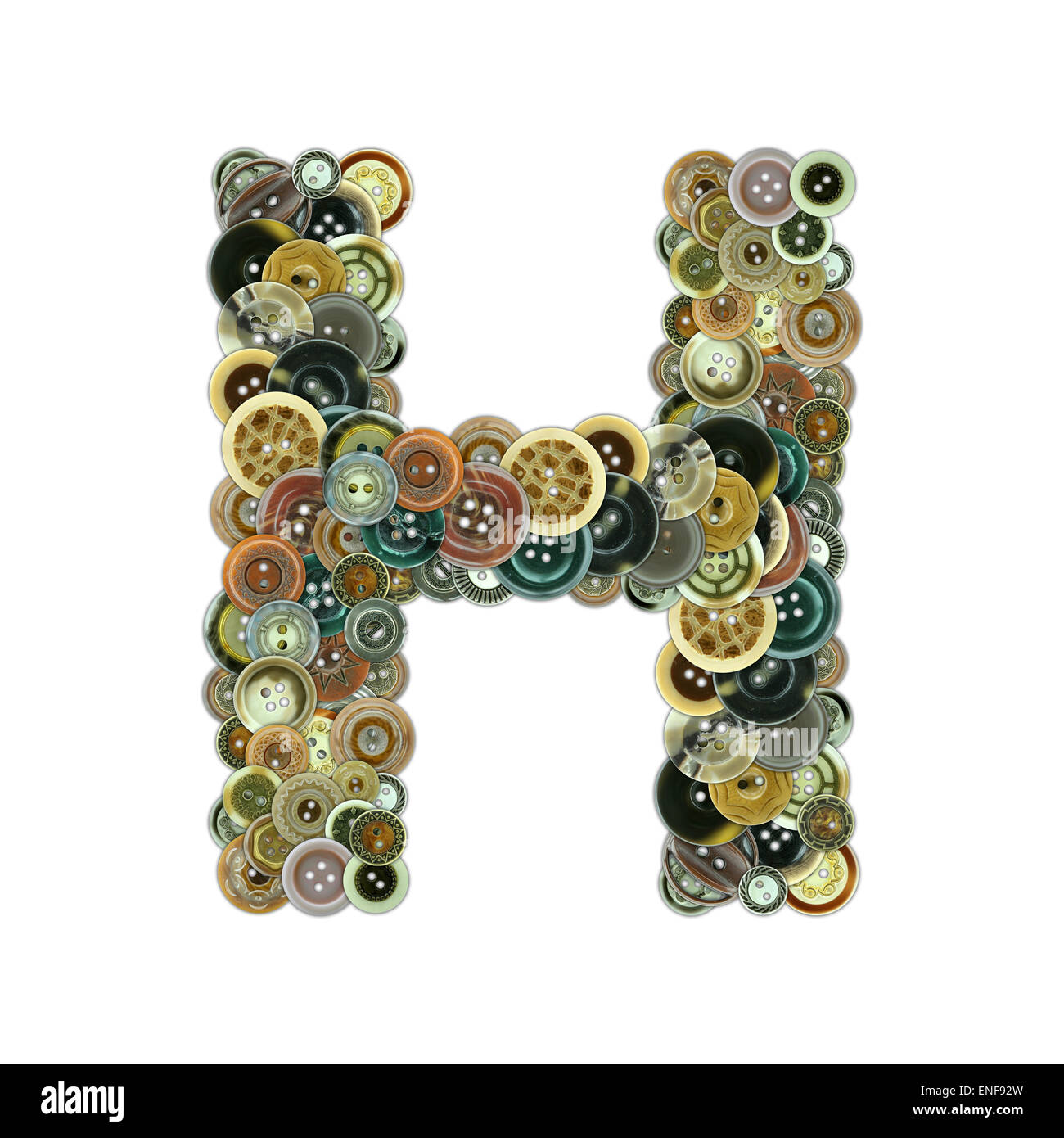 Buttons letter isolated on white Stock Photo - Alamy