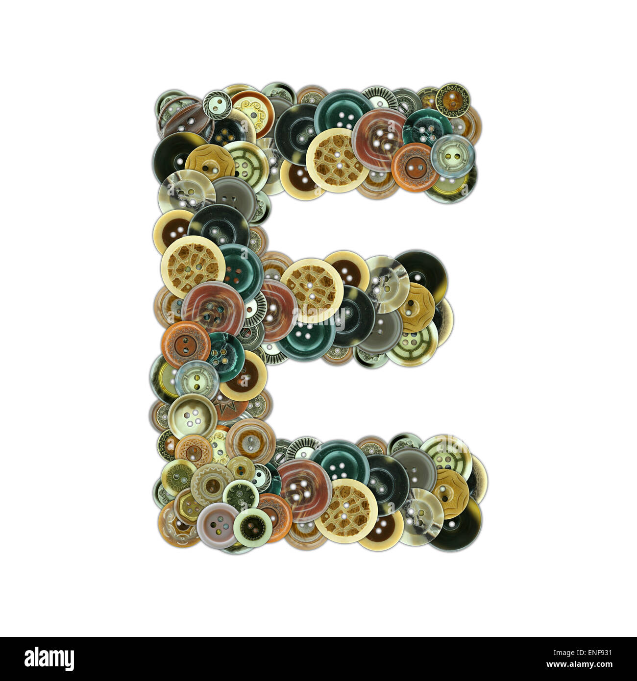 Buttons letter isolated on white Stock Photo - Alamy