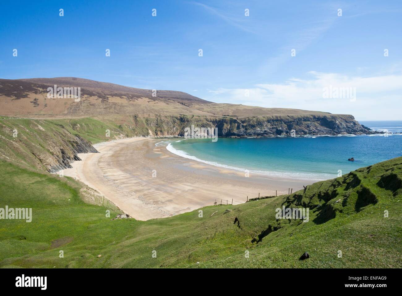 The Silver Strand beach in Glencolmcille, Co. Donegal, Ireland Stock Photo Alamy