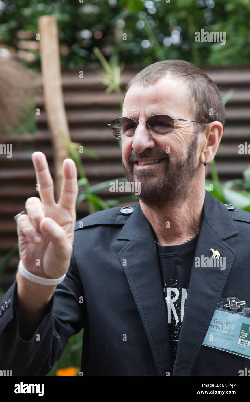 Ringo Starr. RHS Chelsea Flower Show 2012 - Press Day. Stock Photo