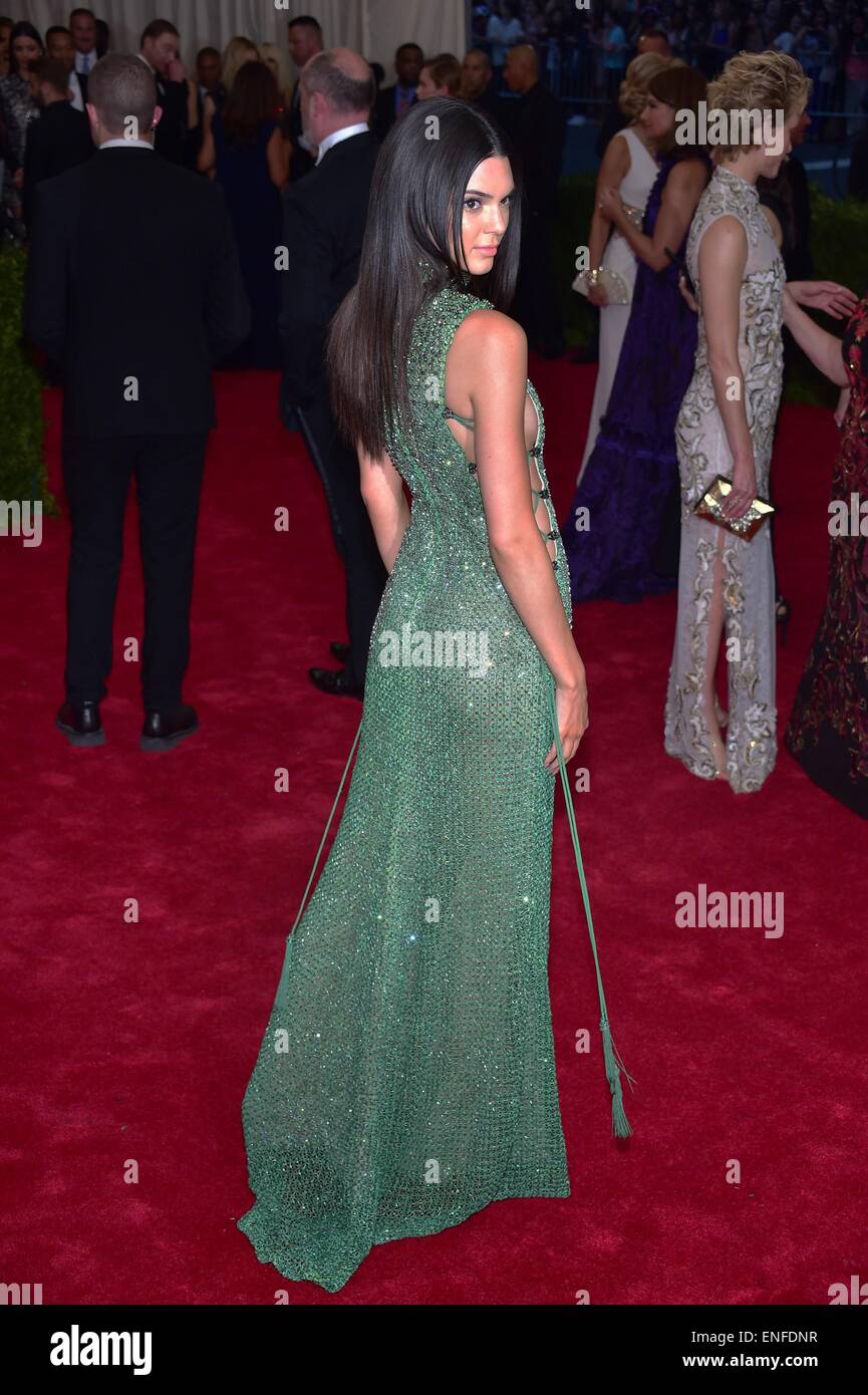New York, NY, USA. 4th May, 2015. Kendall Jenner at arrivals for 'CHINA:  Through The Looking Glass' Opening Night Met Gala - Part 3, The Metropolitan  Museum of Art Costume Institute, New