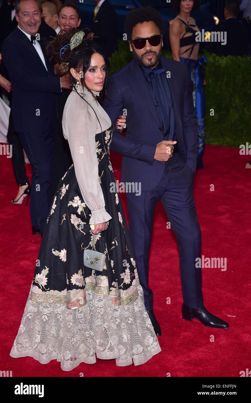Lenny kravitz and lisa bonet hi-res stock photography and images