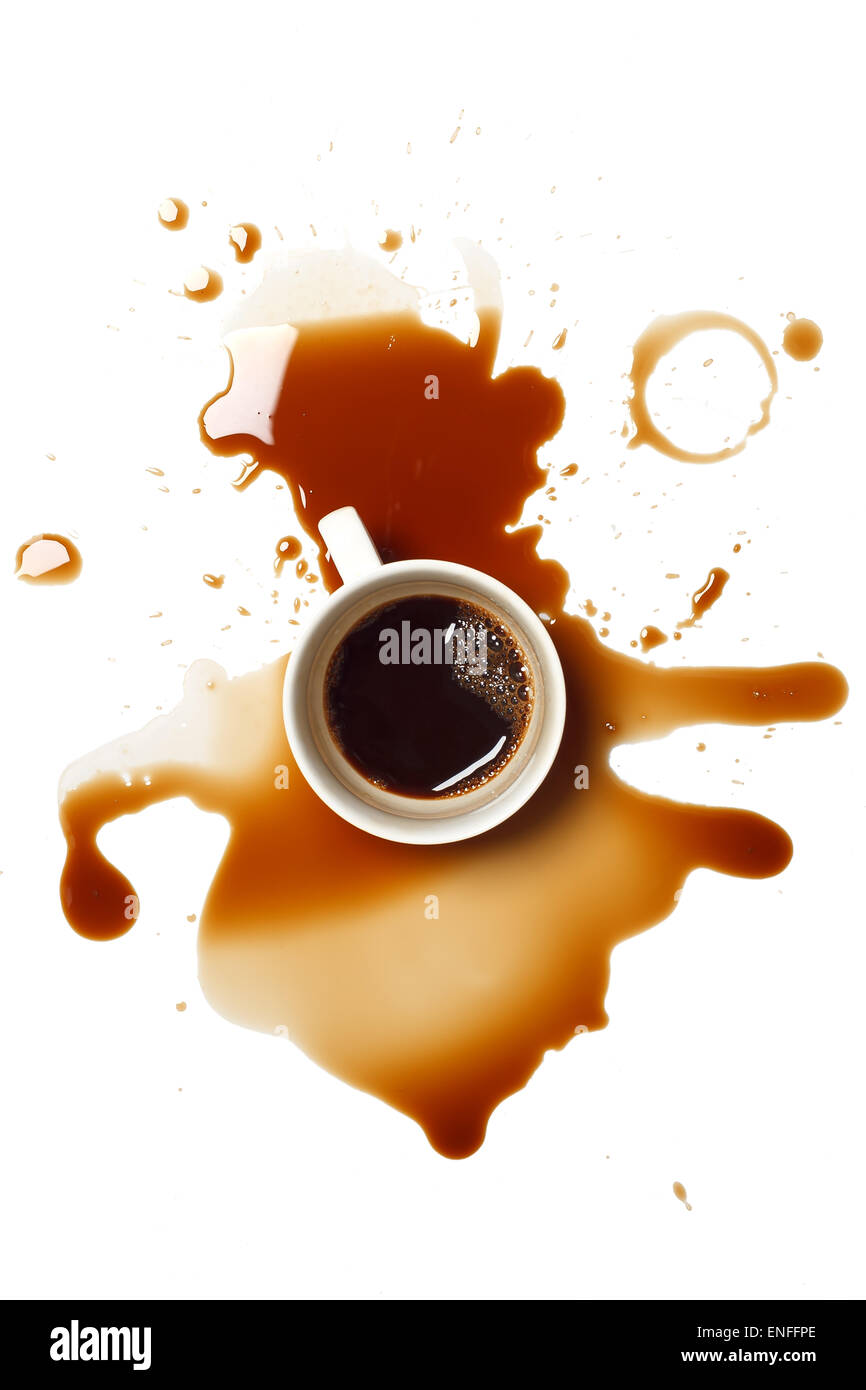 Hot Coffee Spill Stock Photos & Hot Coffee Spill Stock Images Alamy