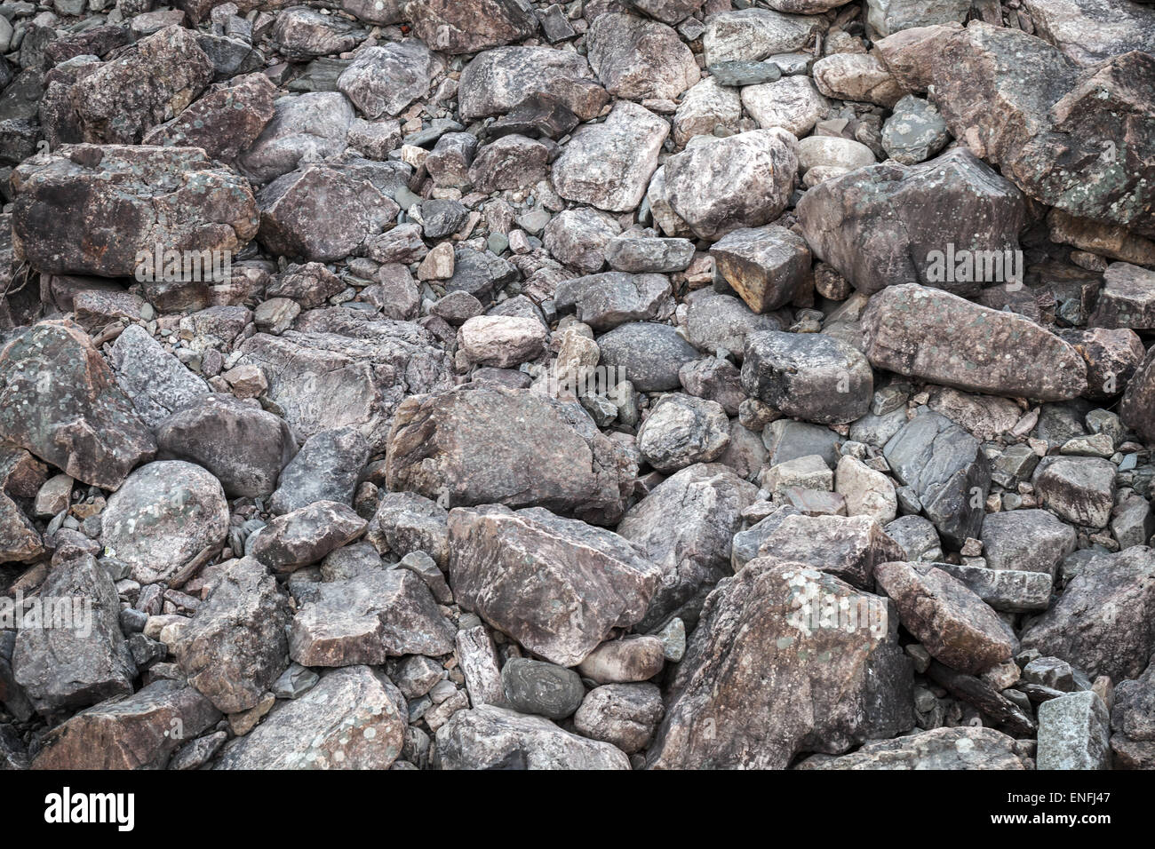 Dark gray granite stones, background photo texture Stock Photo
