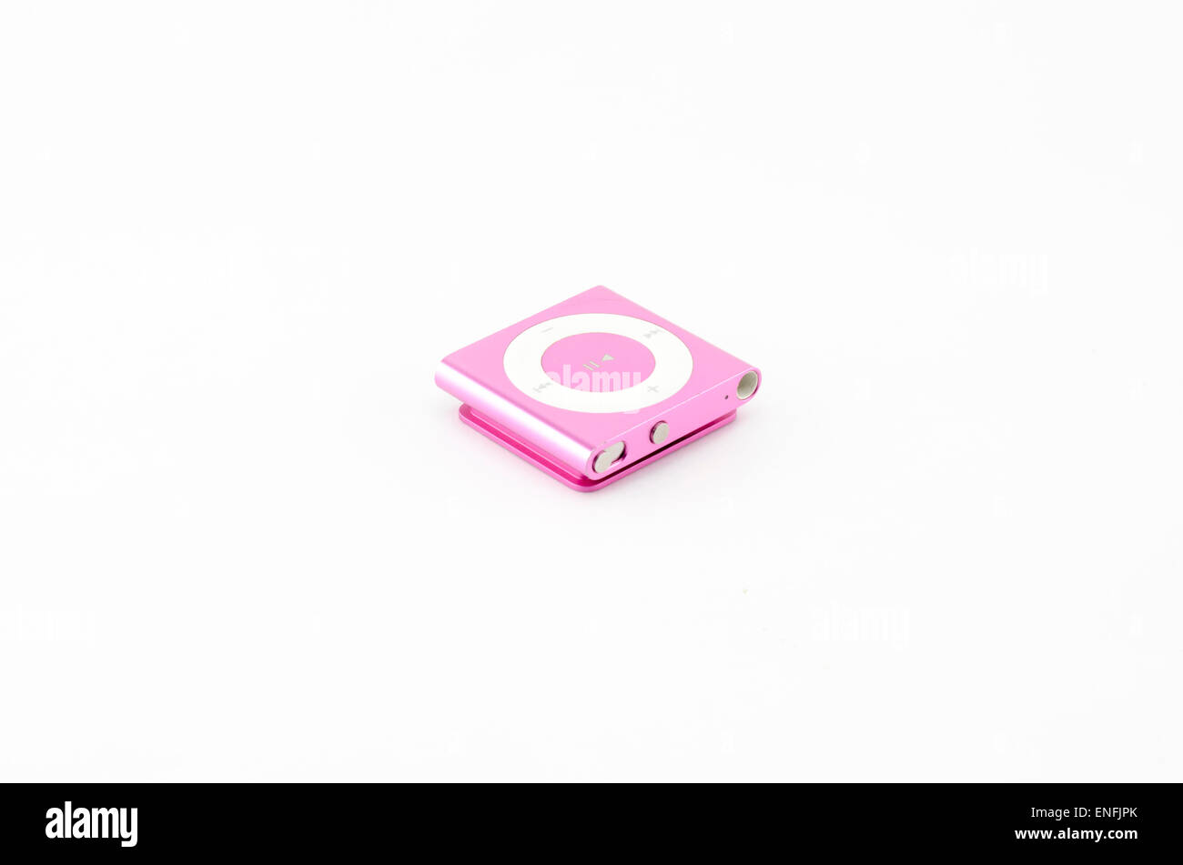 mp3 player isolated on white background Stock Photo - Alamy