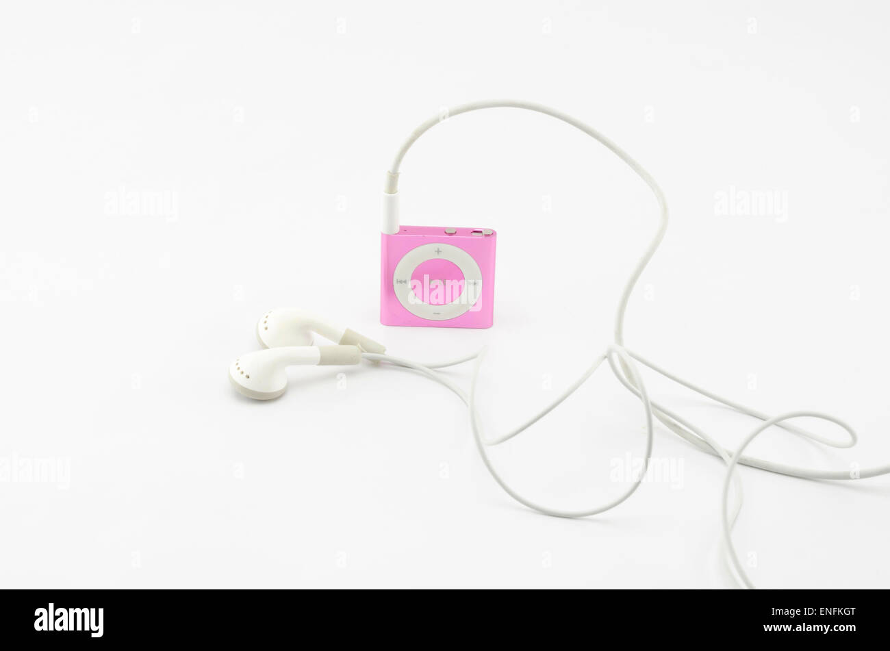 mp3 player isolated on white background Stock Photo - Alamy