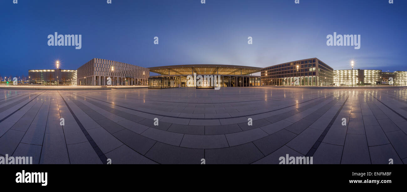 Panorama of Berlin Schönefeld Airport, Schönefeld Brandenburg, Germany Stock Photo