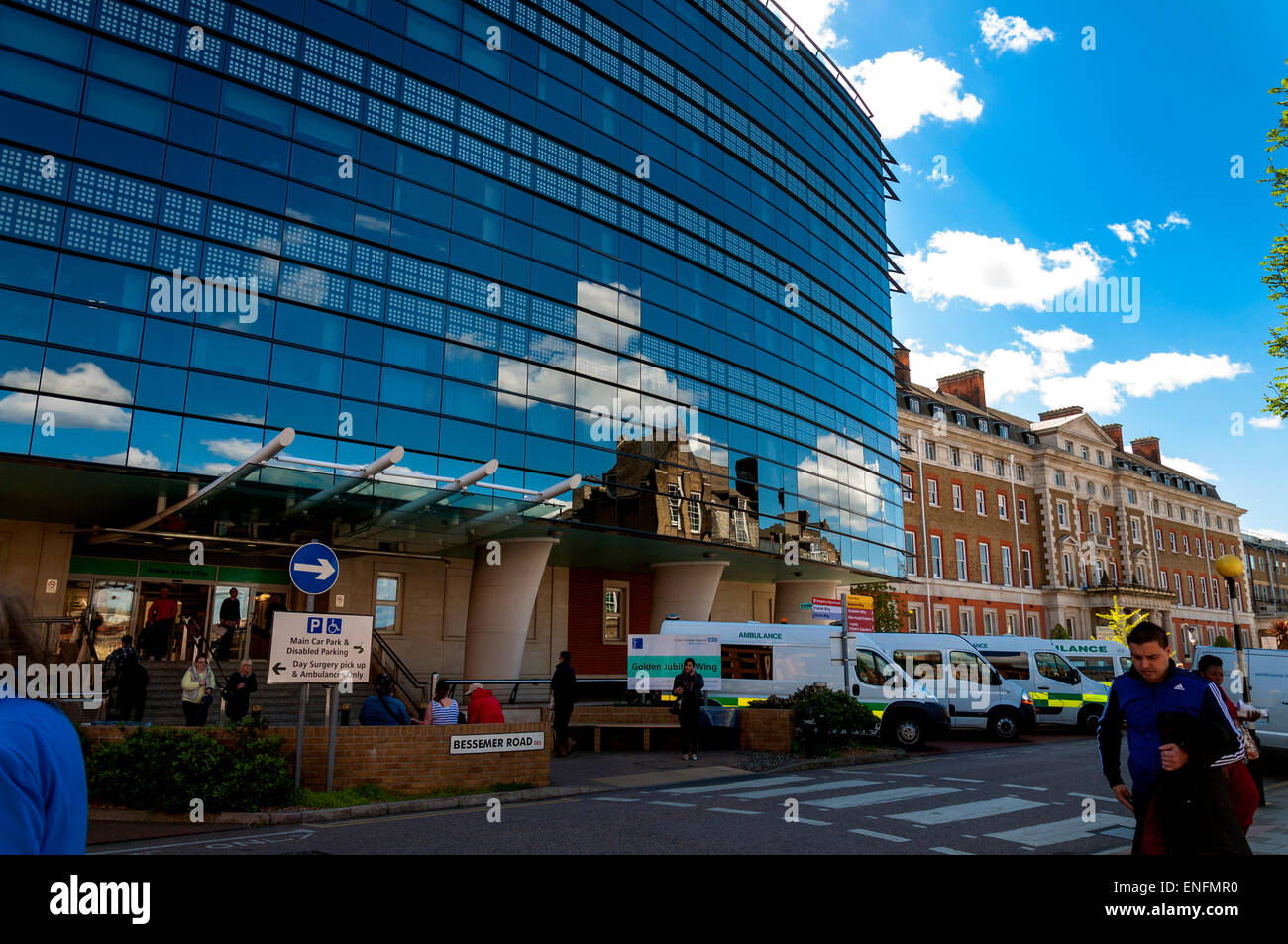 King's College Hospital the new Golden Jubilee Wing Denmark Hill London UK Stock Photo